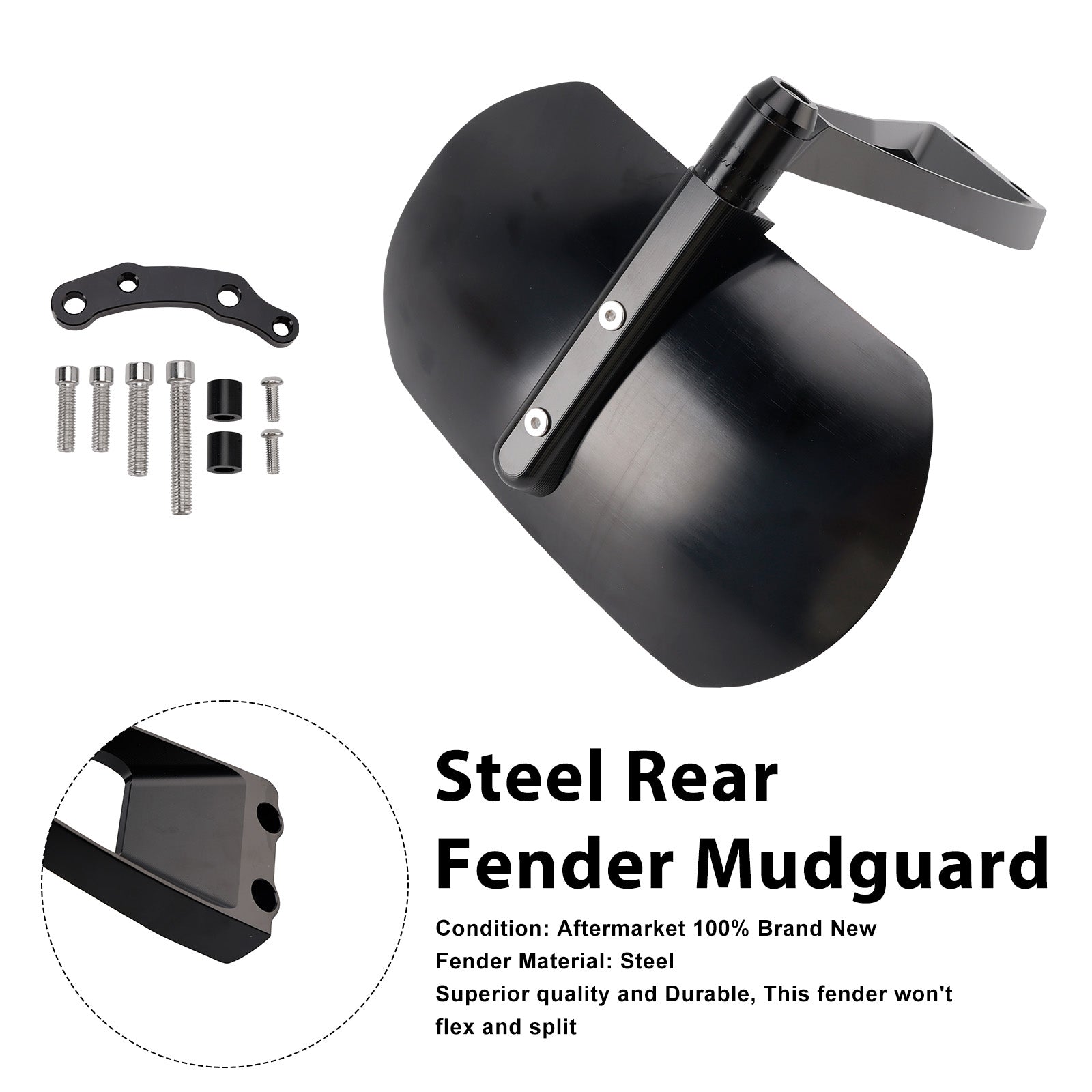 2025-2026 For BMW R12 GS Steel Rear Fender Mudguard