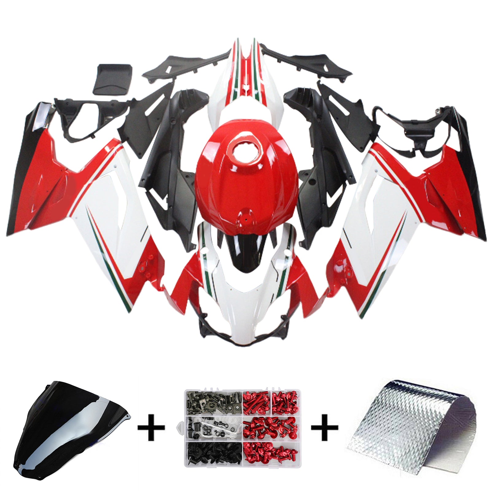 Einspritzverkleidungssatz Karosserie Kunststoff ABS passend für Aprilia RS125 2006-2011