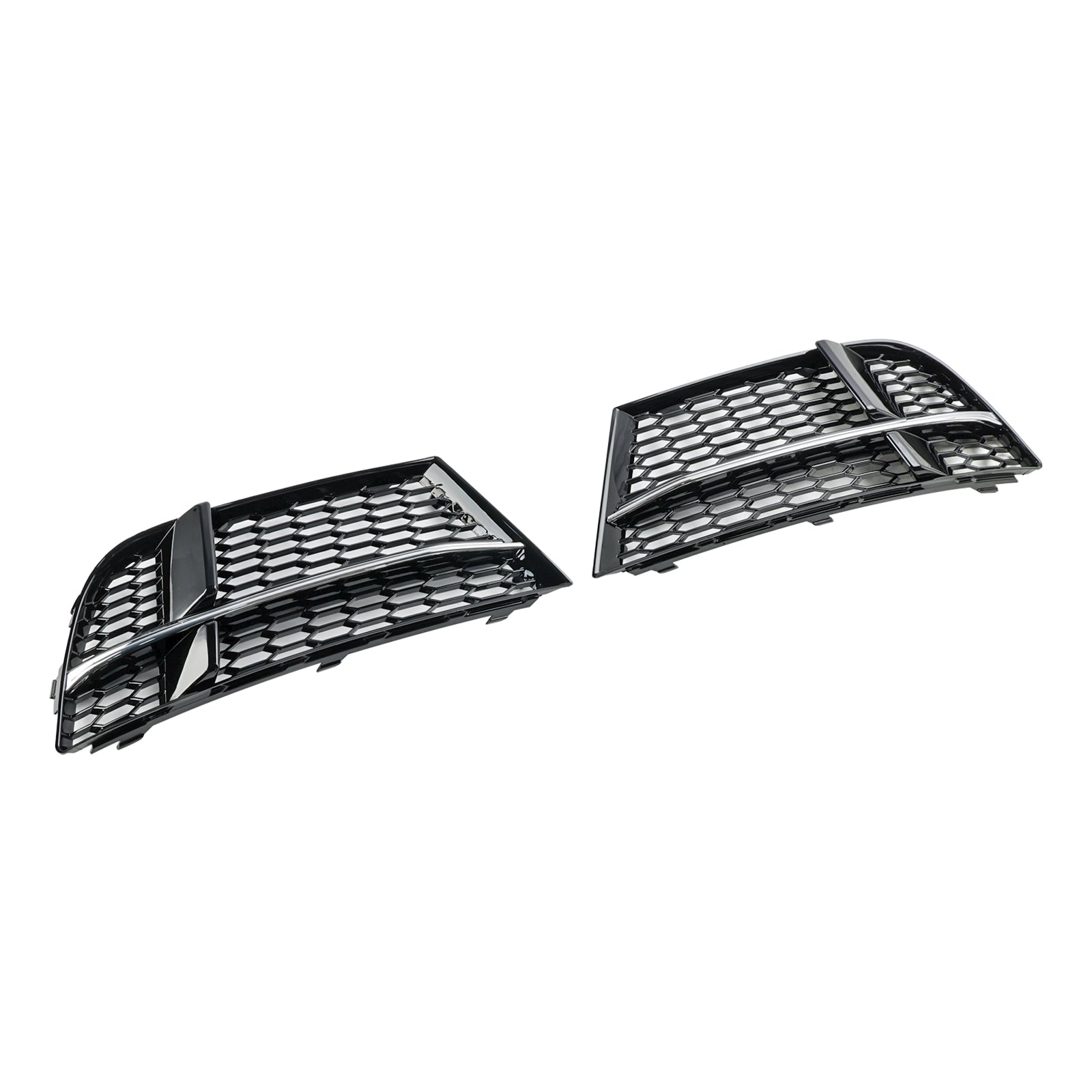 Mistlamp Cover Bezel Grill Grille Fit AUDI A3 S-LINE 2017-2019 8 V