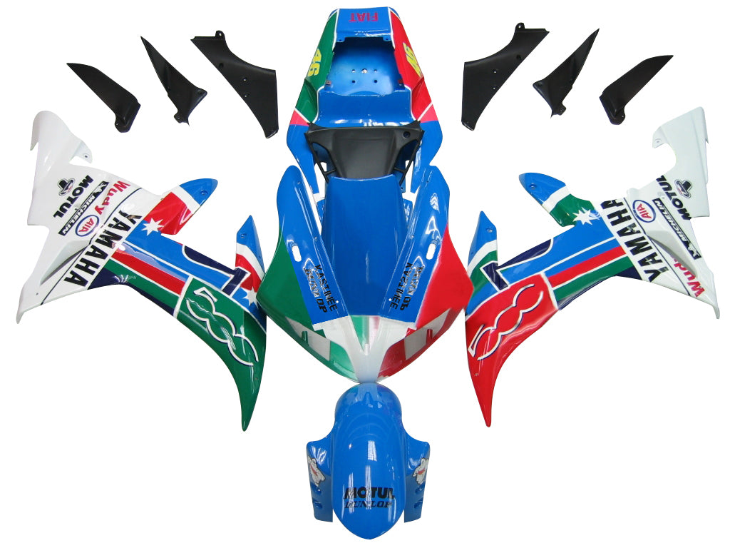 2002-2003 Yamaha YZF-R1 Multicolore No.46 Carénages de course génériques