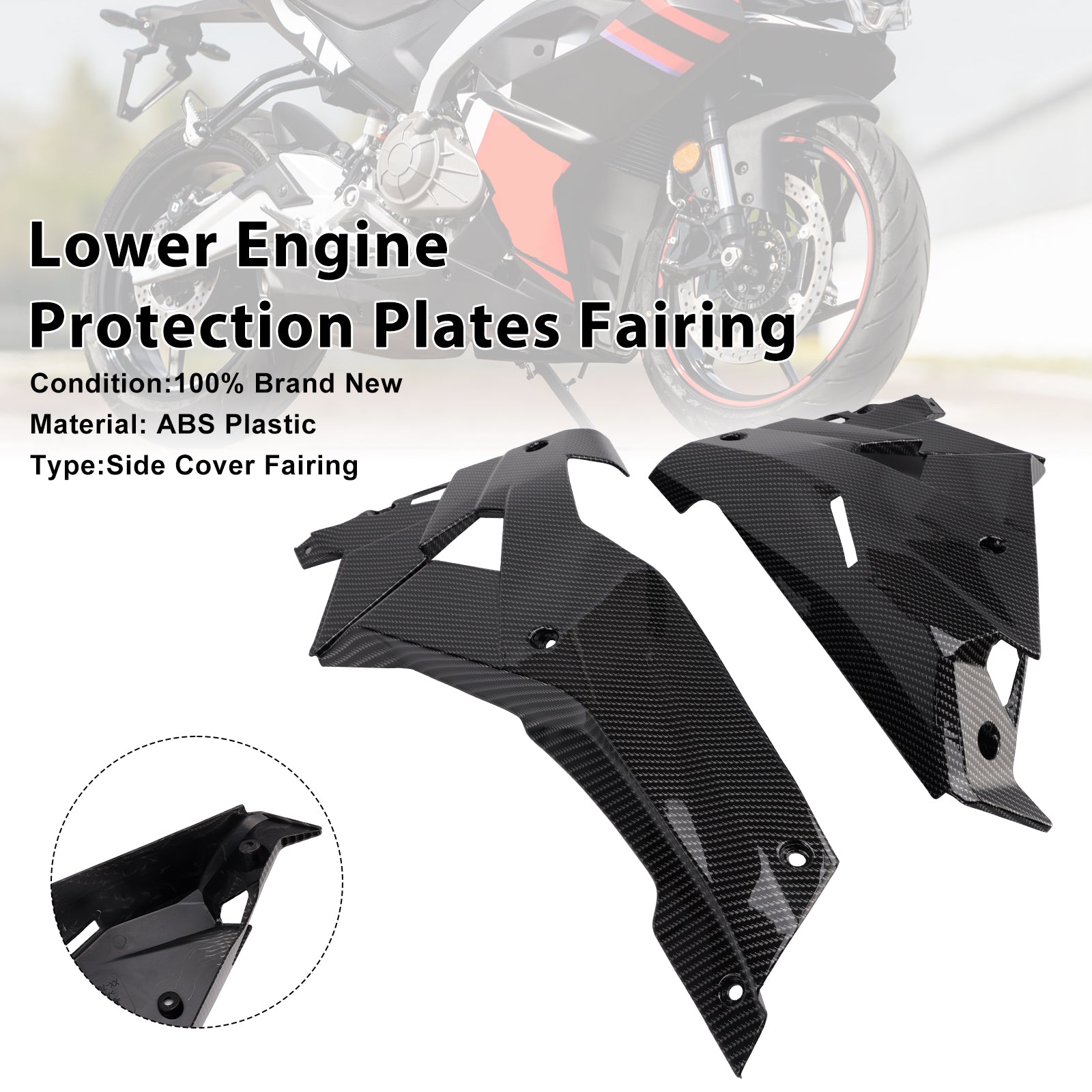 Motor Nedre magepaneler Guard Fairing for Aprilia RS457 RS 457 2024-2025