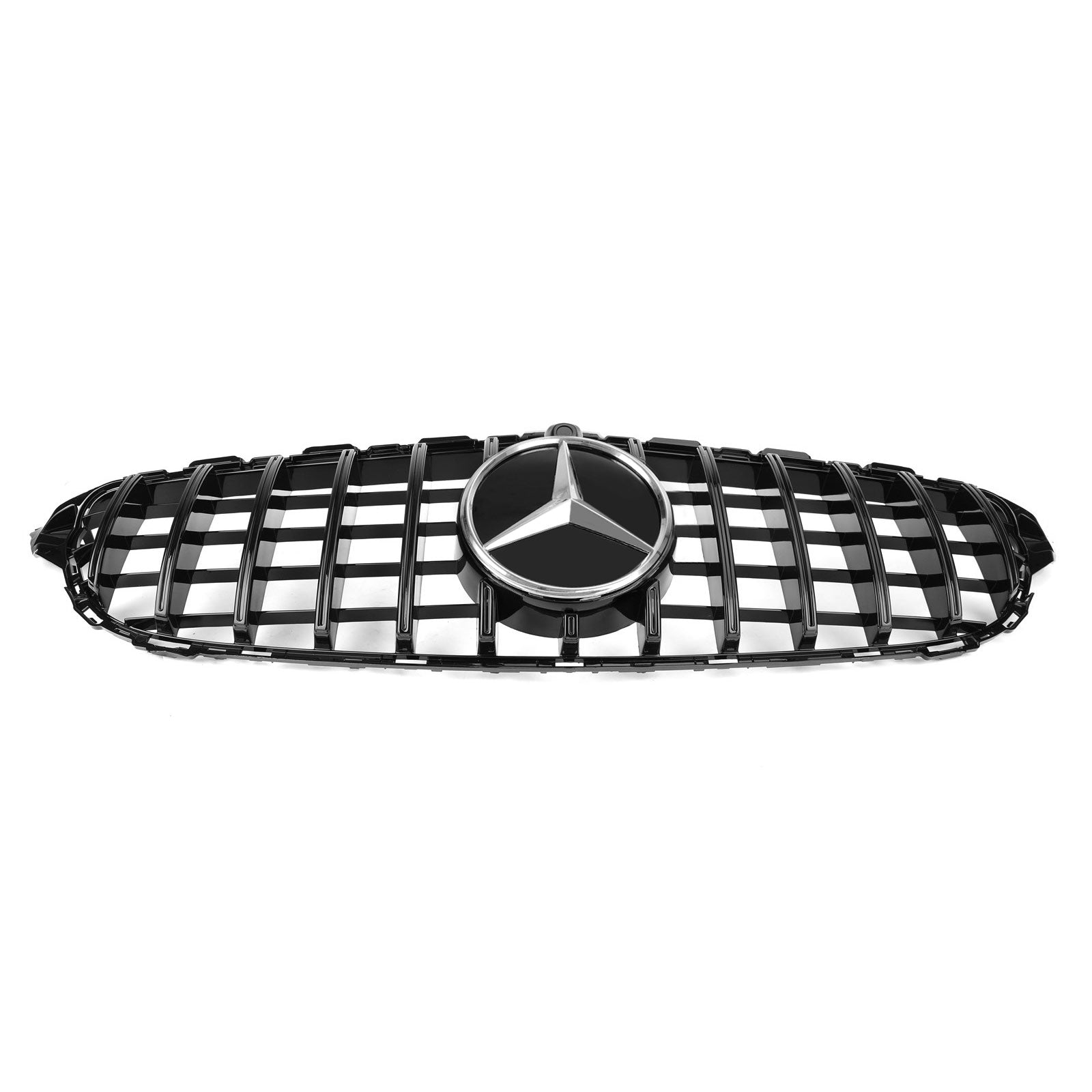2019 2020 2021 Mercedes Benz C-klass W205 C300 C250 AMG (modeller med kamera) GTR-stilgrill Grill med kamera Generisk
