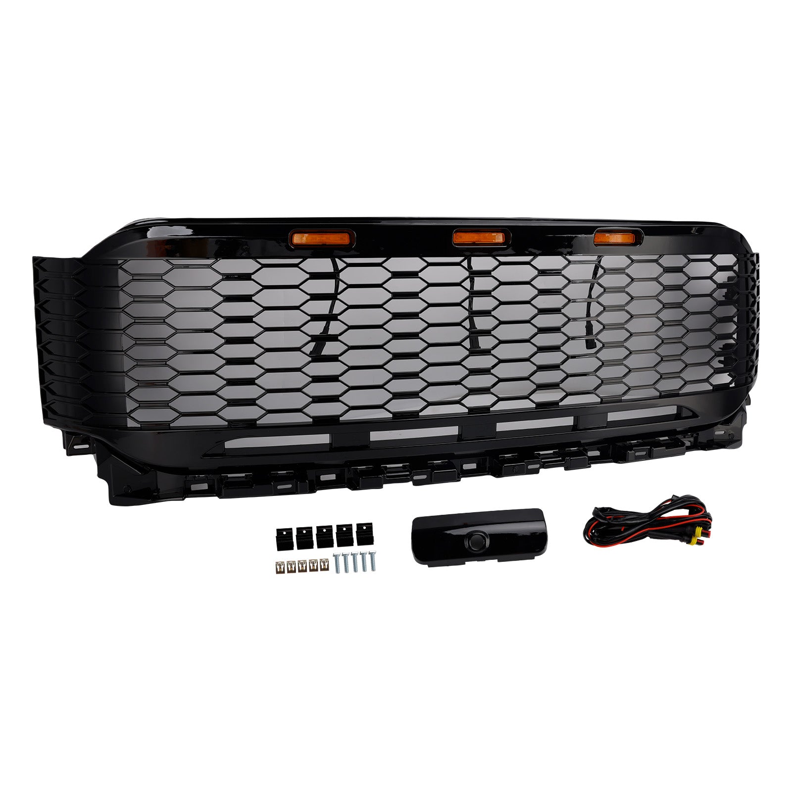Grille de pare-chocs avant ABS de remplacement pour Ford F150 Raptor 2021 – 2023 avec LED
