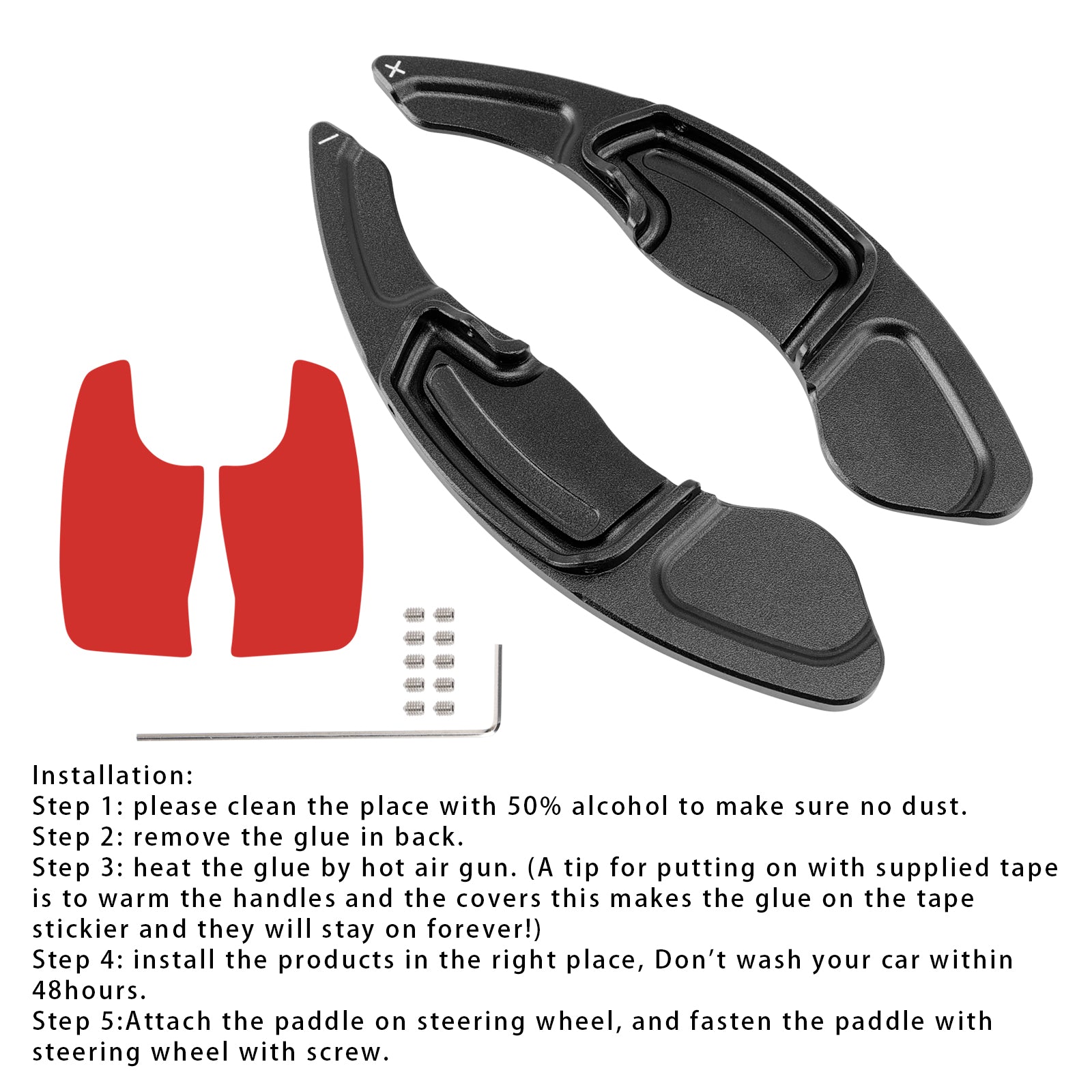 Ratthjulets skifterforlengelse for Acura MDX RDX TLX aluminium