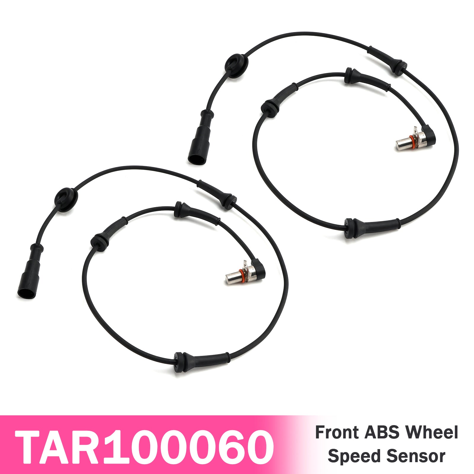2x Front ABS Wheel Speed Sensor for Land Rover Discovery 4.0 2.5 TD5 TAR100060