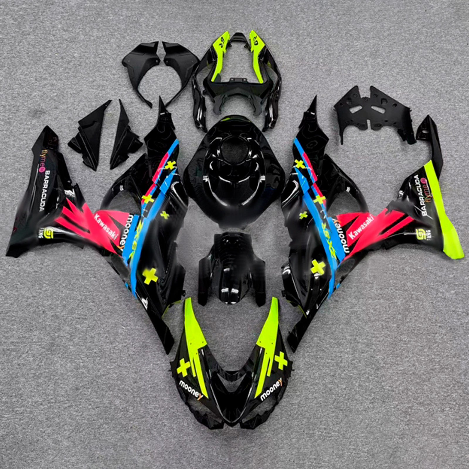 Injection Fairing Kit Bodywork Plastic ABS fit For Kawasaki ZX-6R 2024-2025