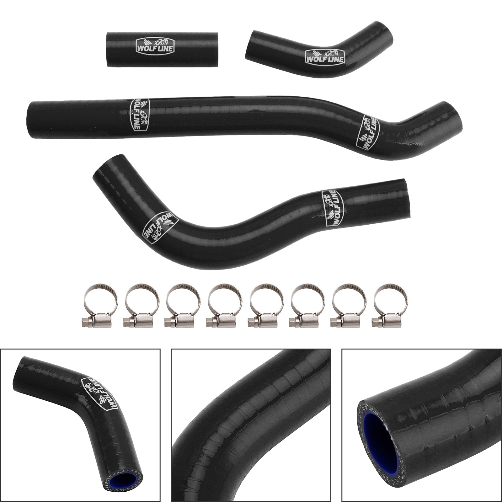 2022-2025 Honda CRF250R CRF250RX Silicone Radiator coolant Hose