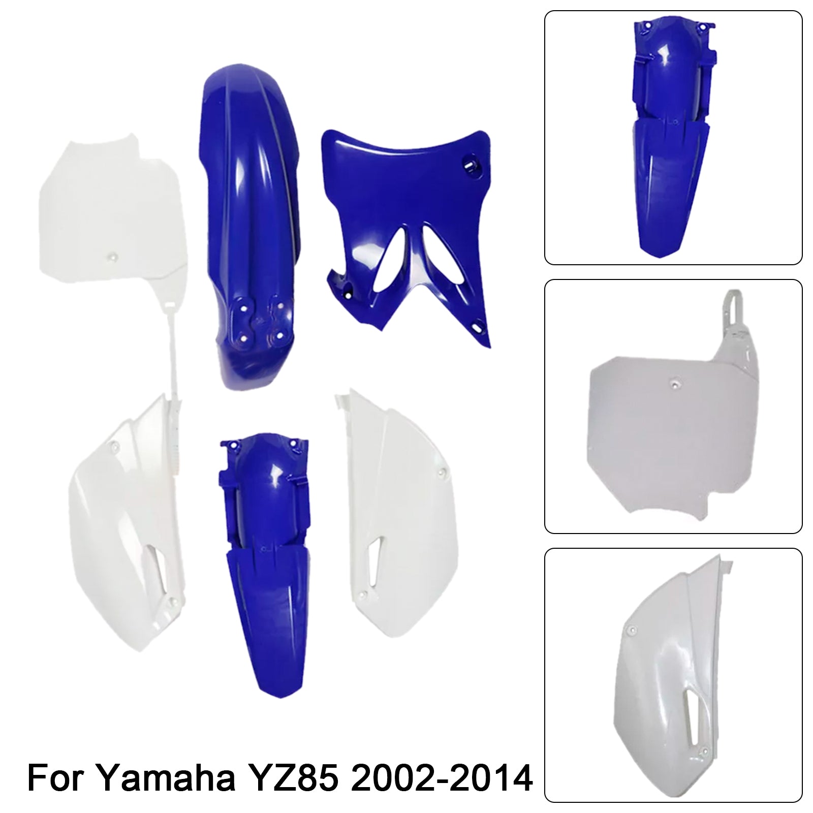 Body Plastic Kit Fender Fairing For Yamaha YZ85 2002-2014