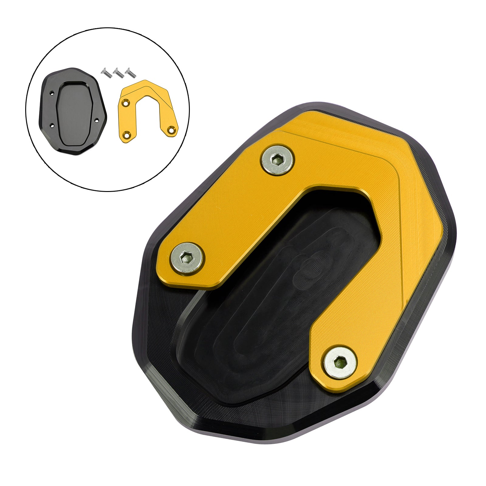 Kickstand Enlarge Plate Pad fit for Ducati Scrambler 400/800/1100 2015-2020