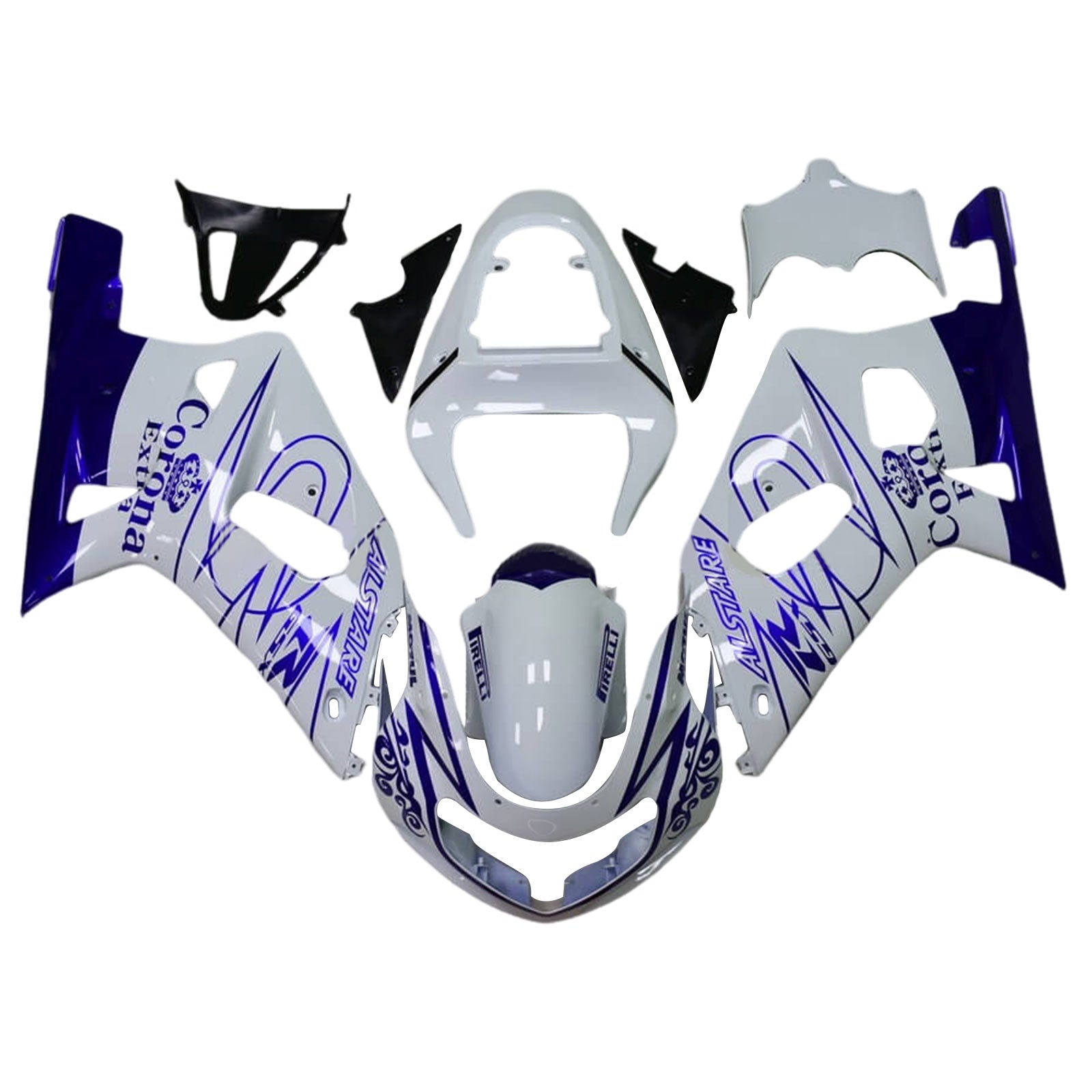 2001-2003 Suzuki GSXR600 2000-2003 GSXR750 K1 Injection Fairing Kit Bodywork