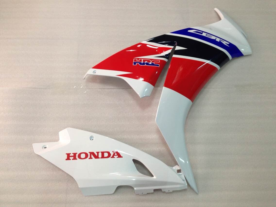 2012-2016 Honda CBR1000RR Amotopart Carénages HRC Blanc Rouge Bleu Racing Customs Carénage