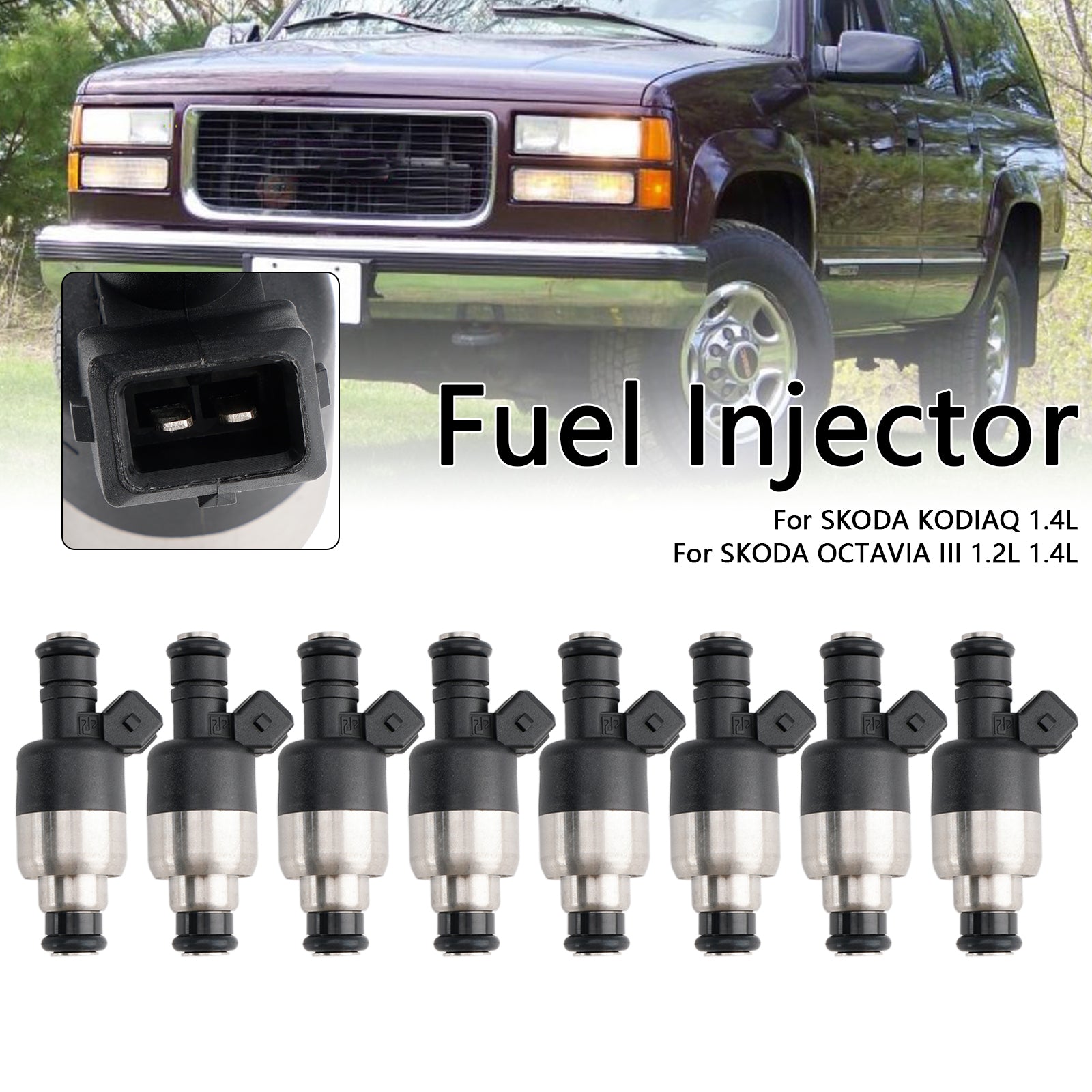 8 STKS Brandstofinjector 17109596 Fit Chevrolet Fit GMC 7.4L V8 1996-2000 83211150