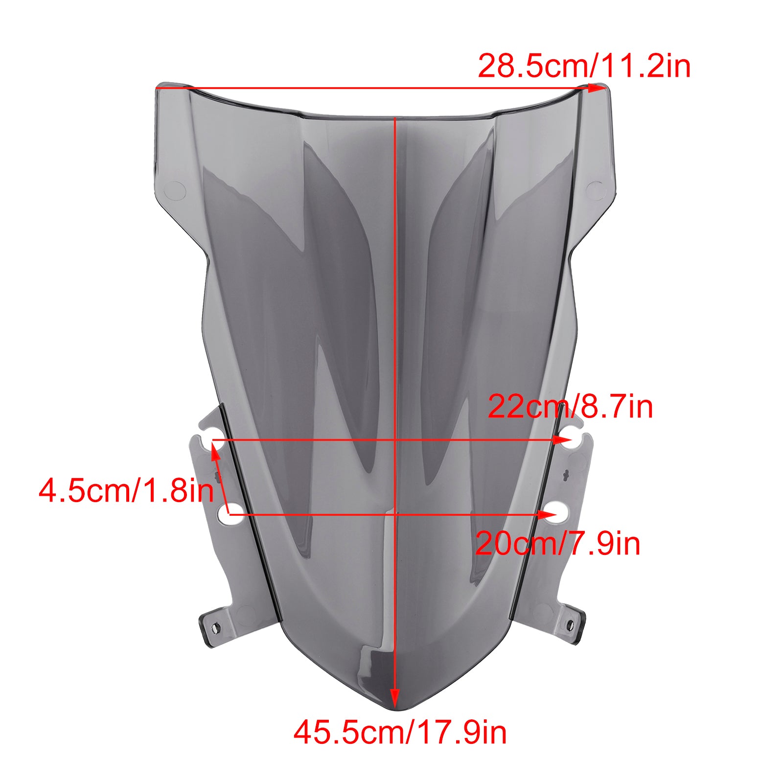 2024-2025 Daytona 660 Motorcykel vindrutan vindruta