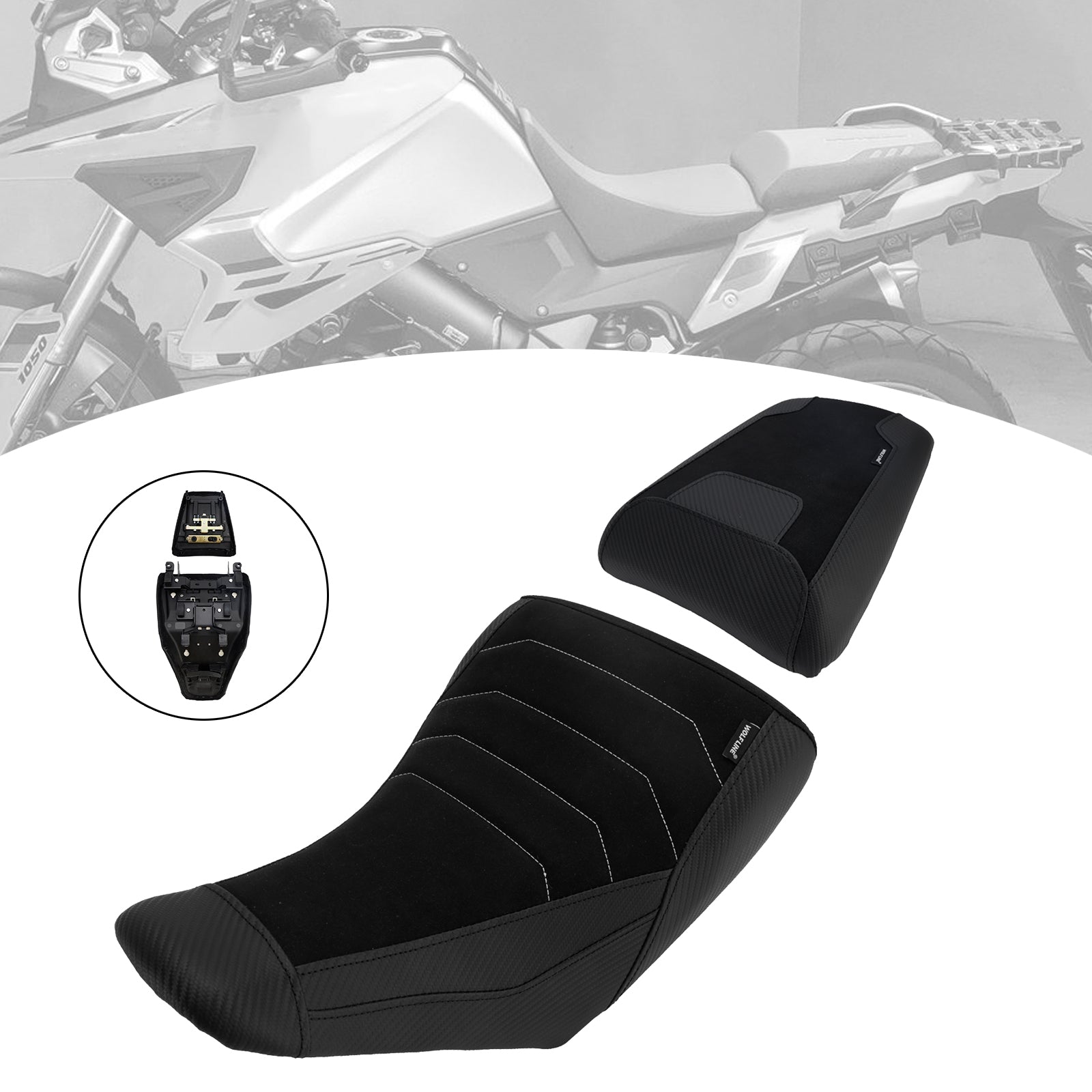 Lower Front W/ Rear Seat Driver Pillion For Suzuki V-Strom Dl1050 23-25