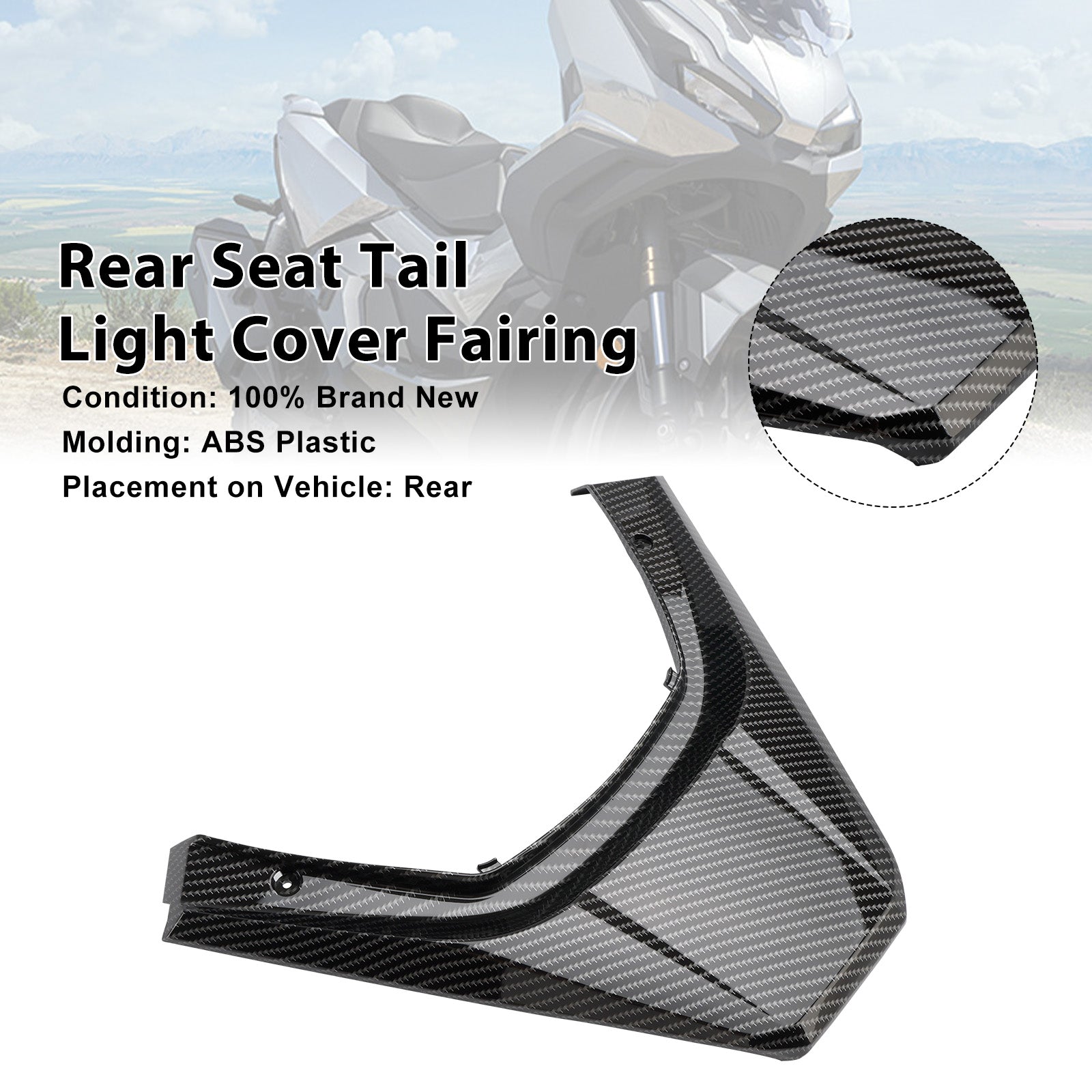 2022-2025 Honda ADV 350 Rear Seat Tail Light Cover Fairing