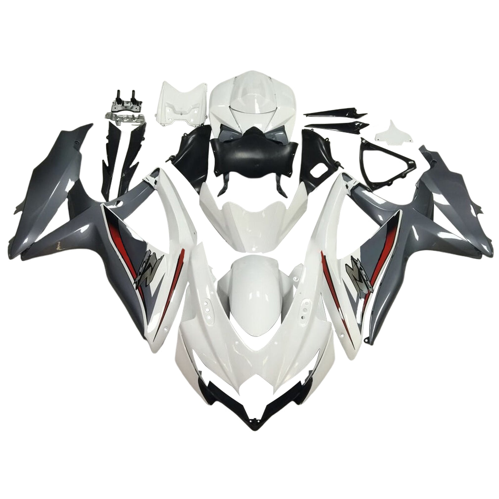 2008-2010 Suzuki GSXR 600/750 K8 Injection Fairing Kit Bodywork Plastic ABS