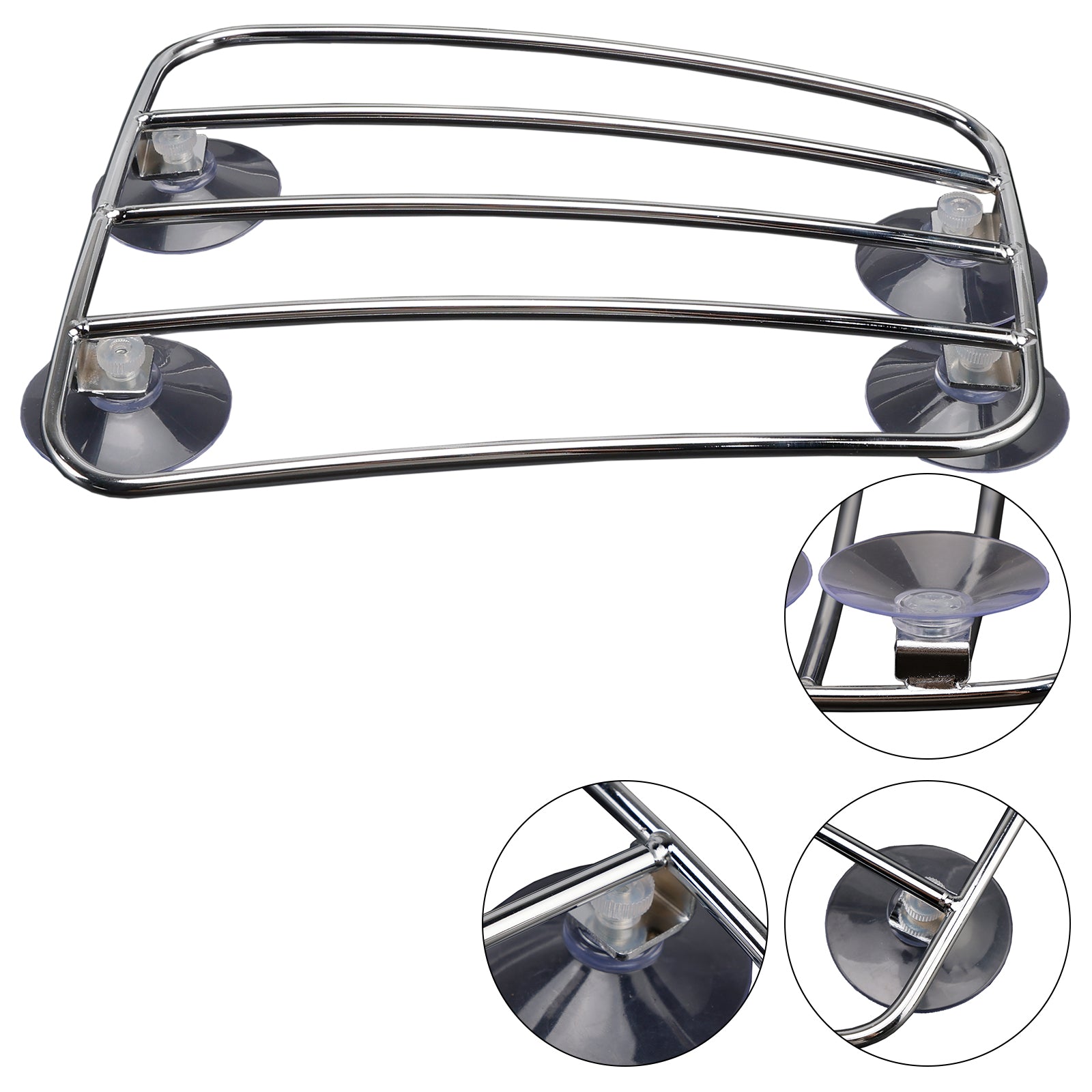 Motorcycle Fuel Tank Rack Chrome For Bonneville T100 T120 Thruxton Scrambler 900