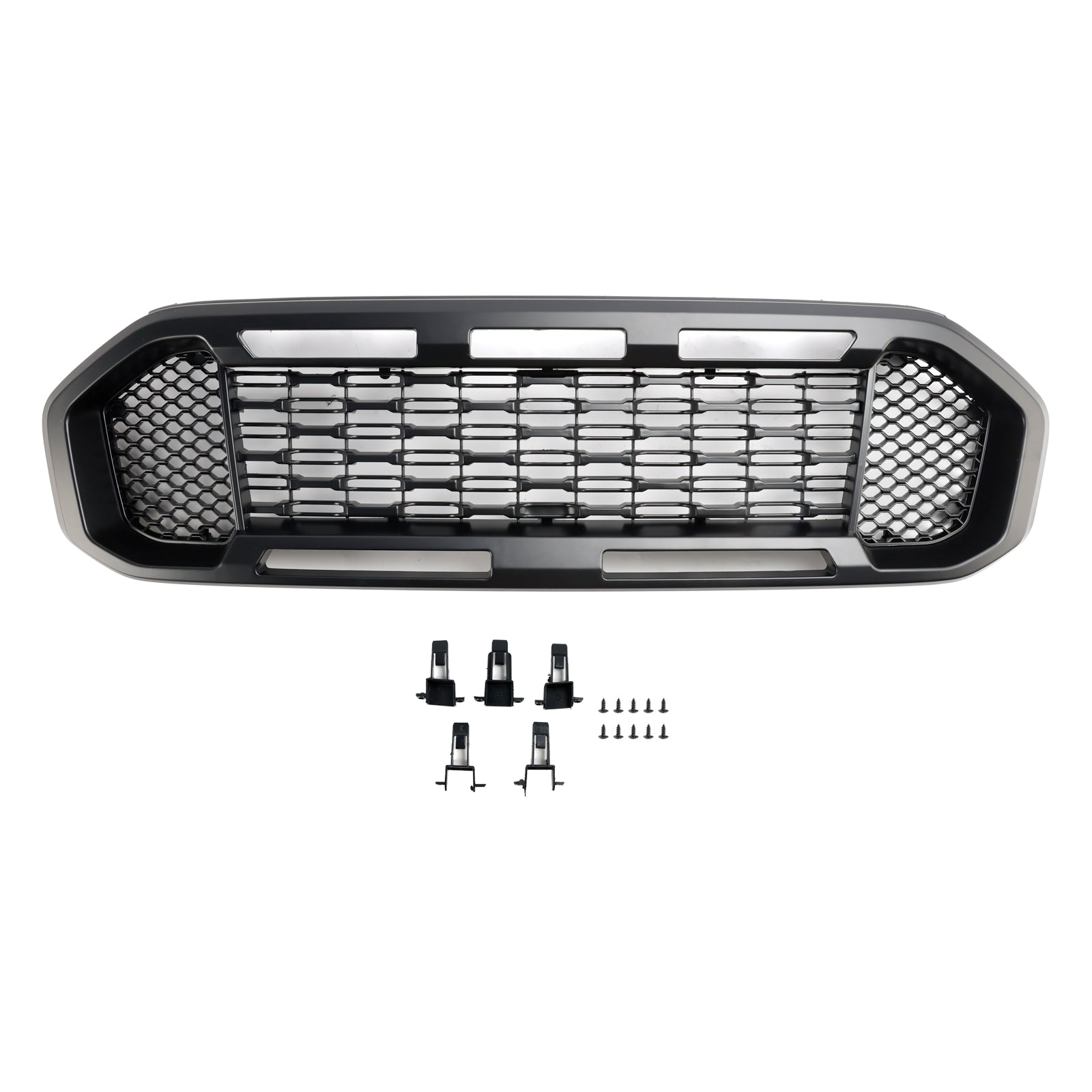 2019-2023 Ford Ranger T8 Black Front Bumper Grill Grille