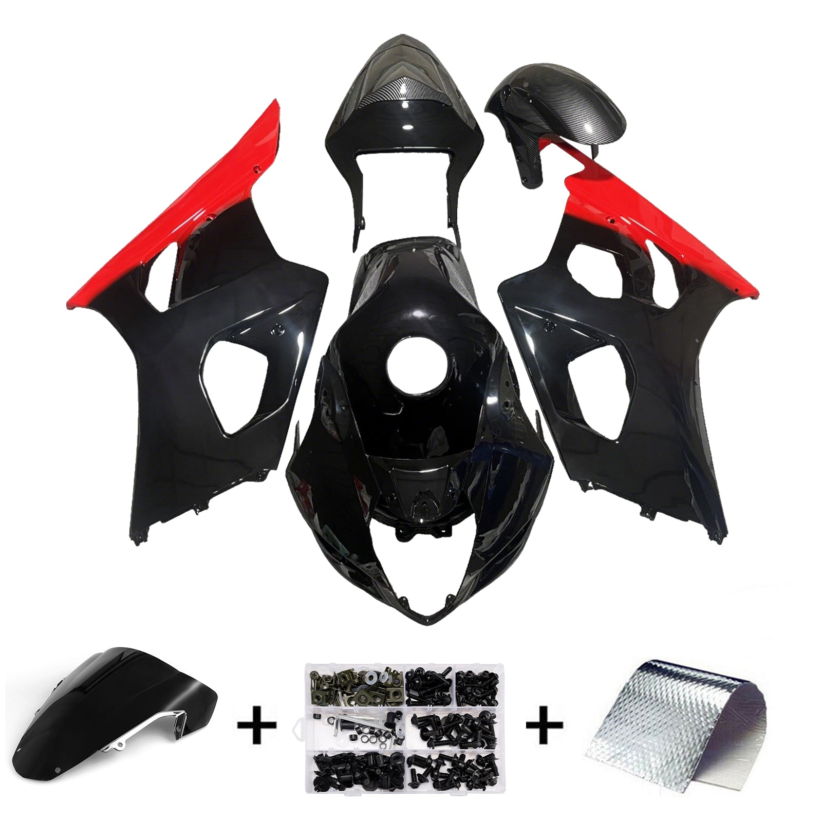 Kit de carenagem de injeção Abs de plástico para Suzuki GSXR1000 2003-2004 K3