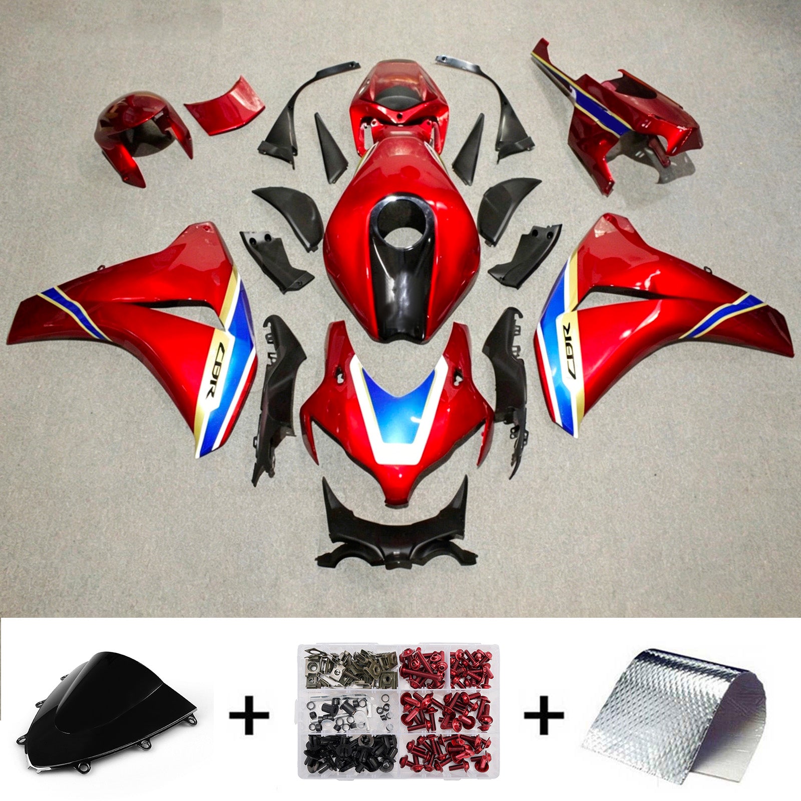 Injection Fairing Kit Bodywork Plastic ABS For Honda CBR1000RR 2008-2011