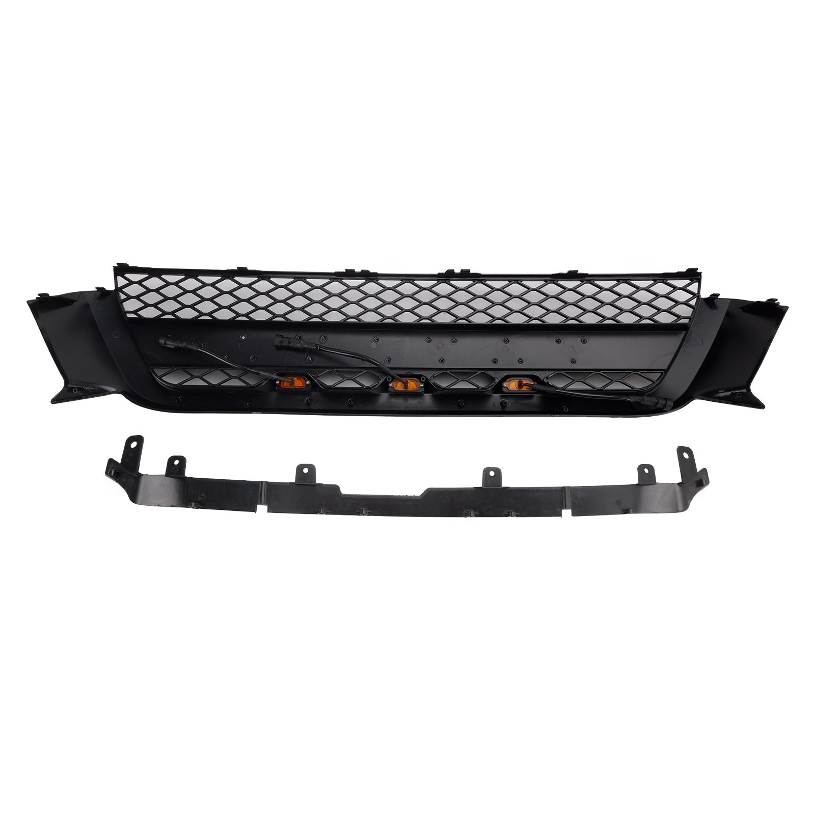 TRD Pro Style Front Bumper Grill Grille Fit Toyota 4Runner 2010-2013 Matte Black