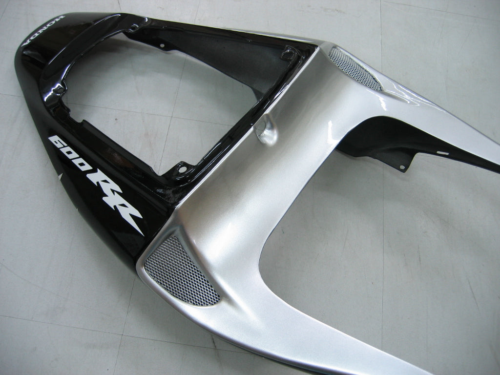 2005-2006 Honda CBR 600 RR zwart en zilver SevenStars Racing stroomlijnkappen algemeen