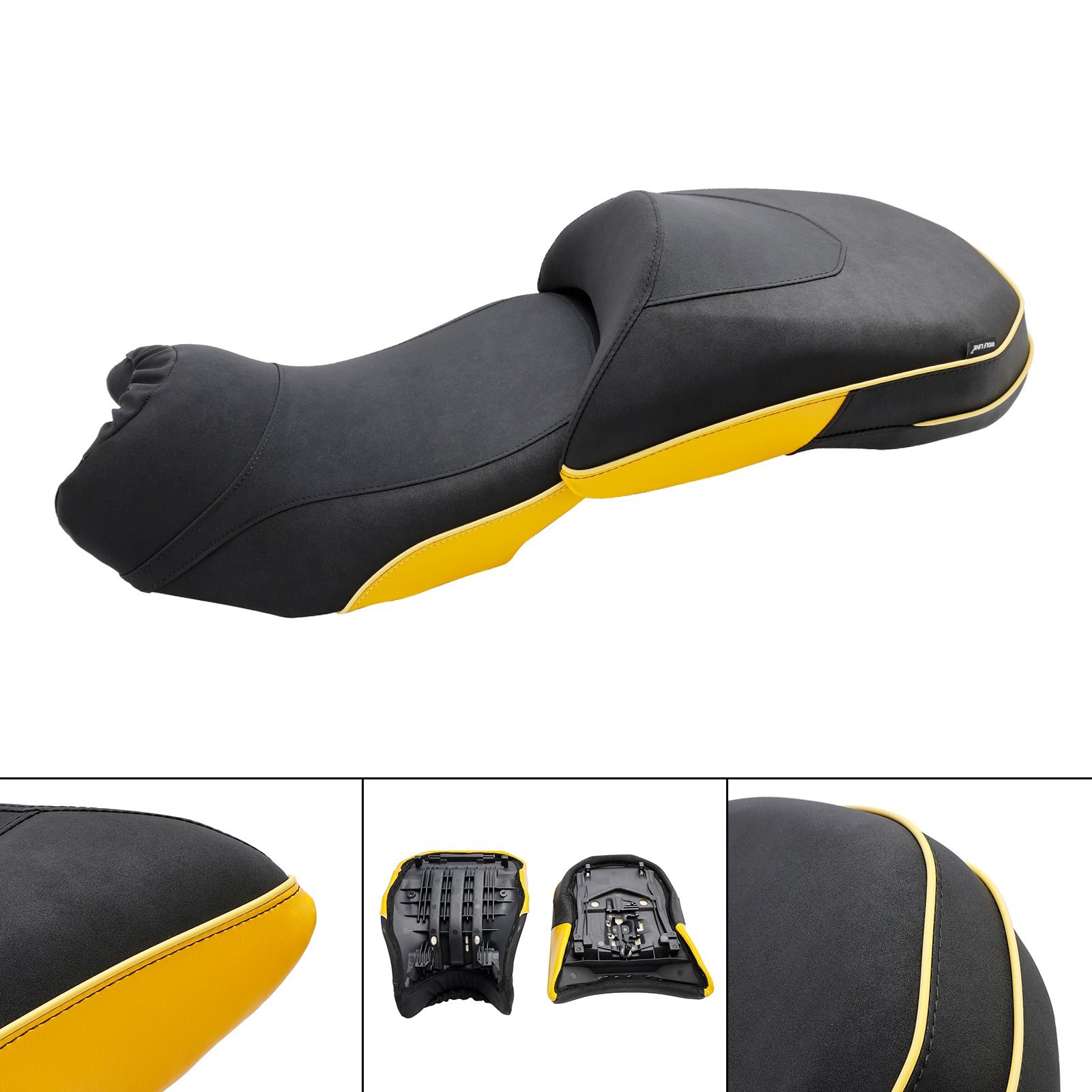 Rider passagerarsätets främre bakkudde passar gul för BMW R1200GS 14-18 R1250GS
