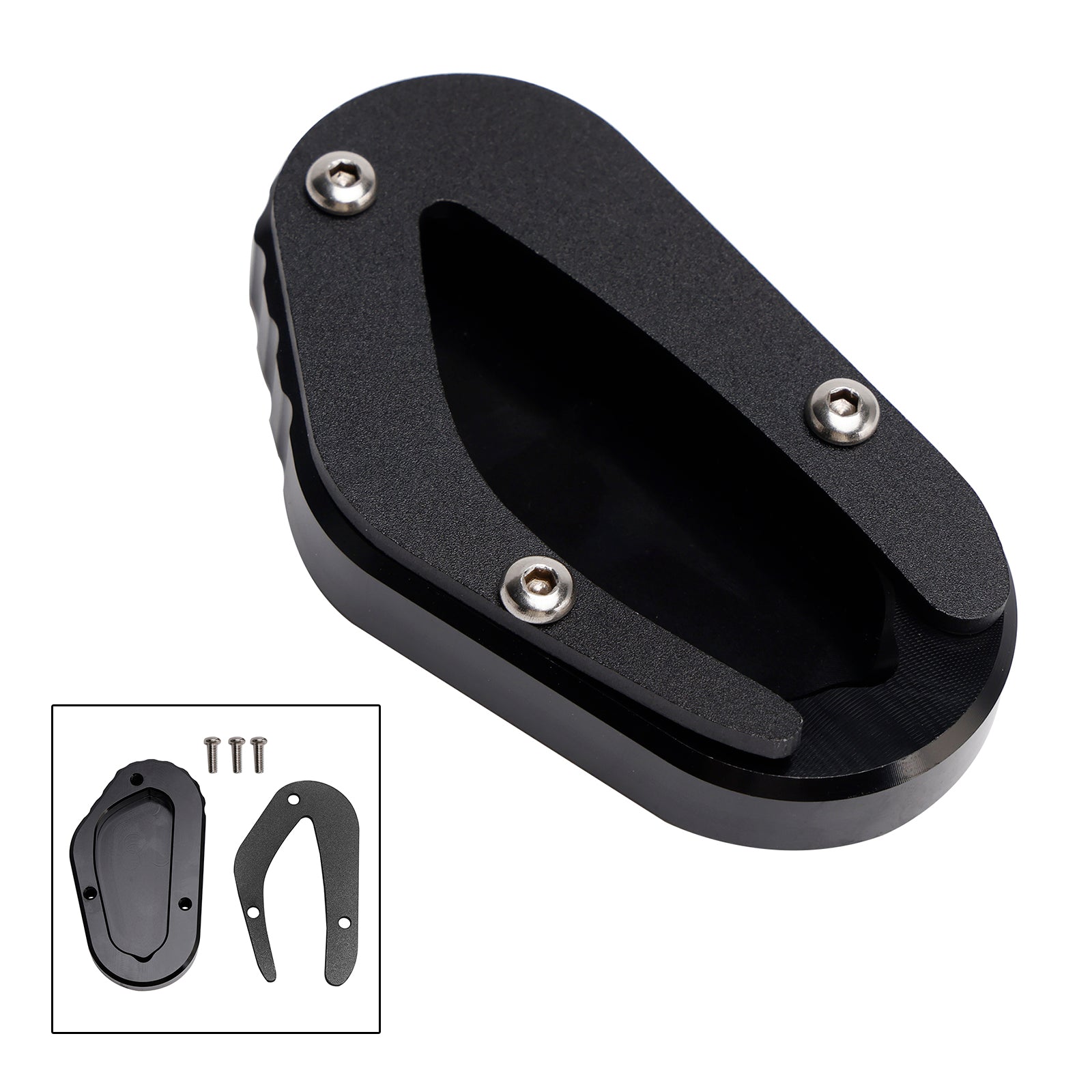 Kickstand Enlarge Plate Pad fit for Bonneville T100 Street Scrambler 900 2018-2023