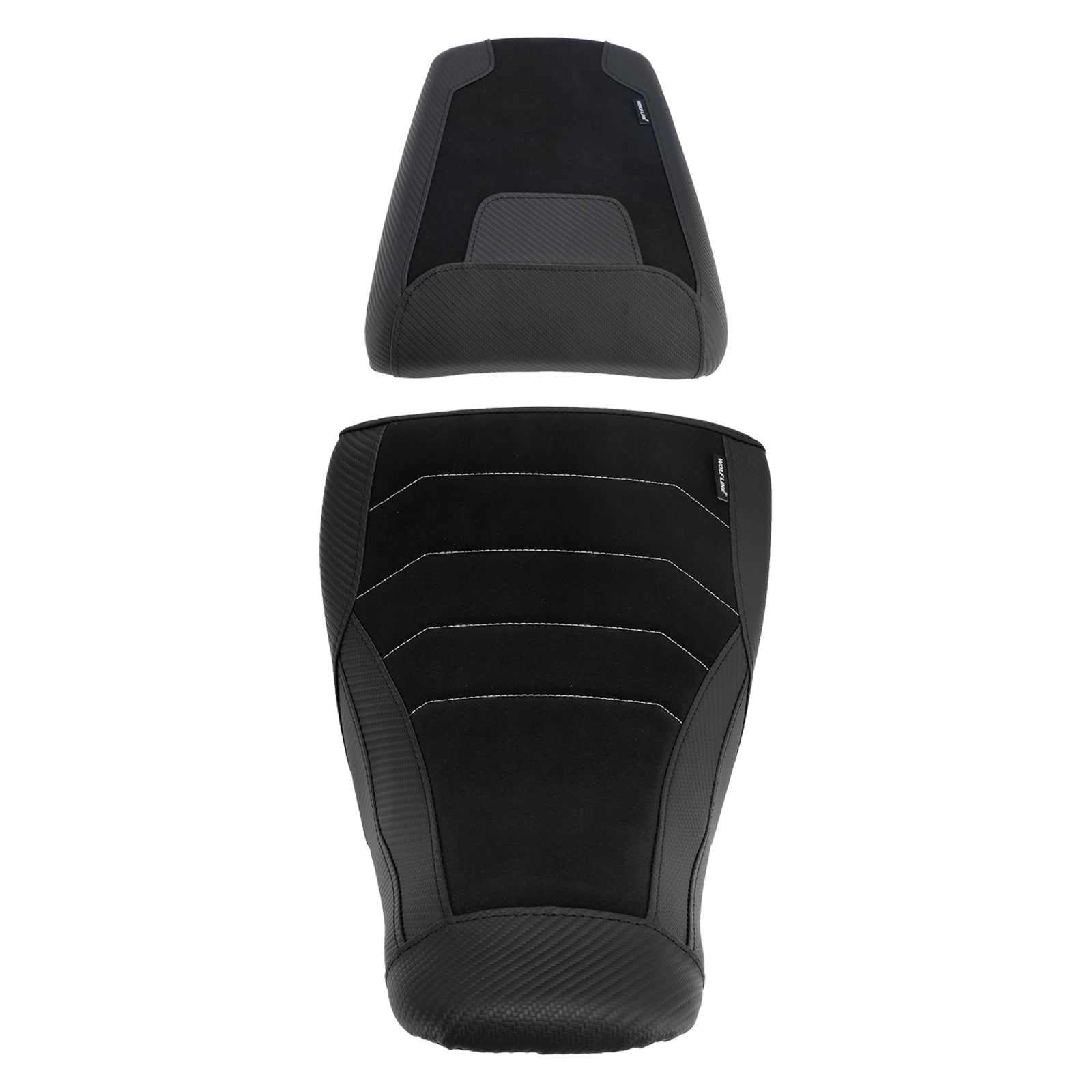 Lower Front&Rear Driver Seat Pillion Black Fits For Suzuki V-Strom Dl1050 23+