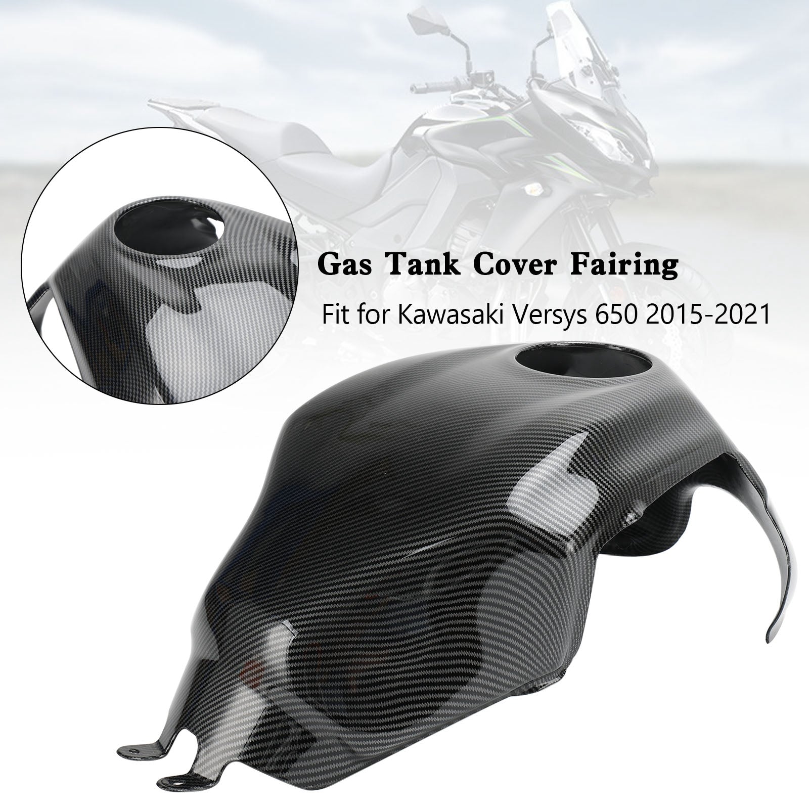 Protecteur de carénage de couvercle de réservoir de gaz, pour Kawasaki Versys 650 2015 – 2021