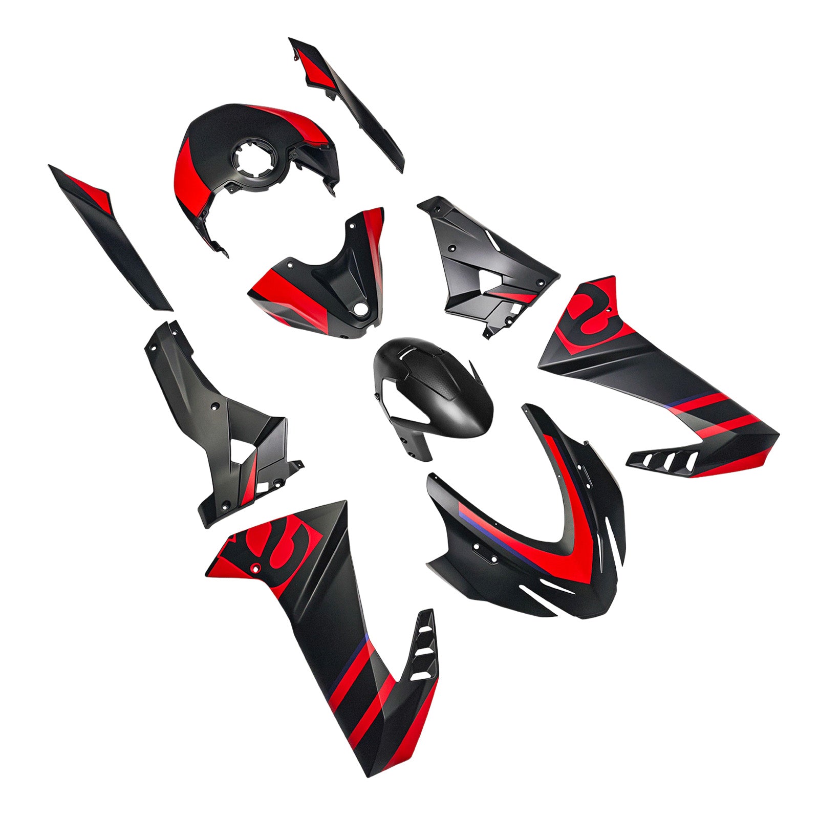 Injection ABS Plastic Bodywork Fairing Kit for Aprilia RS457 2024-2025 05#