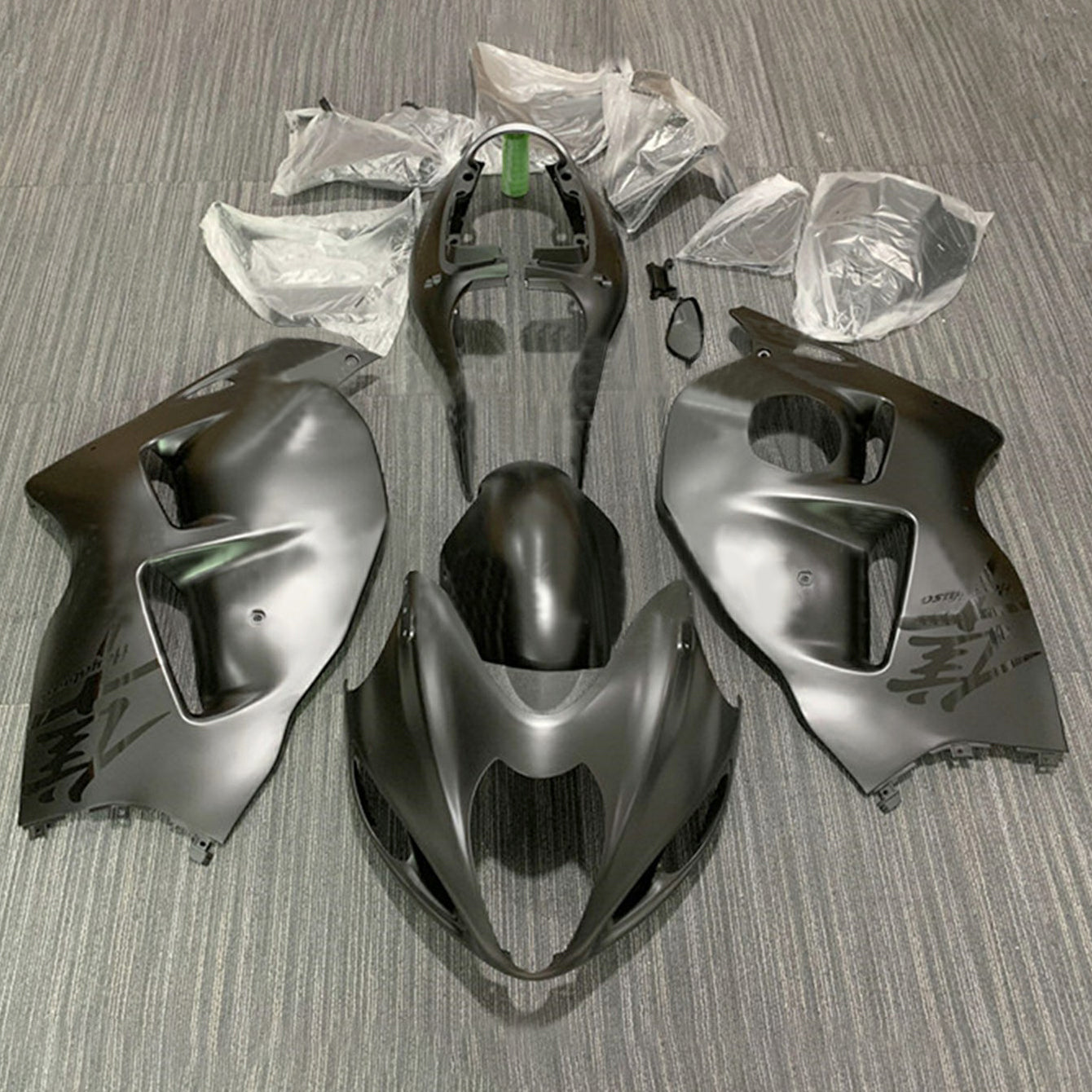 1999-2007 Suzuki Hayabusa GSX1300R Injeksjon Fairing Kit Bodywork Plastic ABS#134