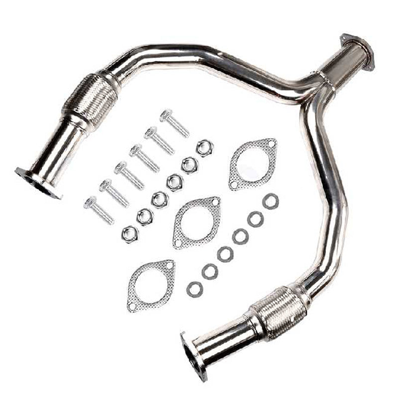 Y Tpipe de tuyau d'échappement pour le tuyau pour 2008-2016 Nissan 370Z Z34/Infiniti G37 V36 VQ37VHR 3,7L