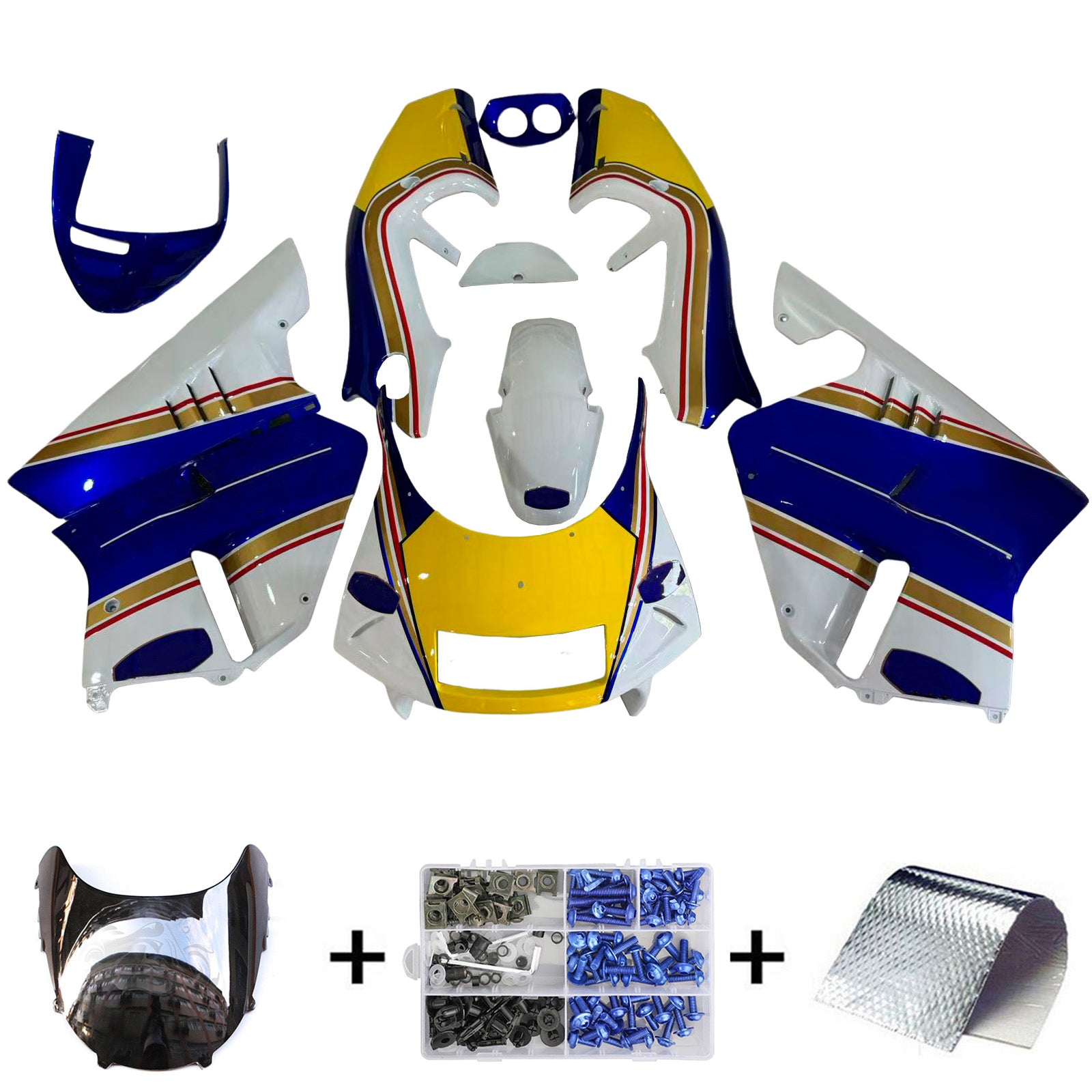 Injection Fairing Kit Bodywork Plastic ABS For Honda NSR250 PGM-4 1994-1996