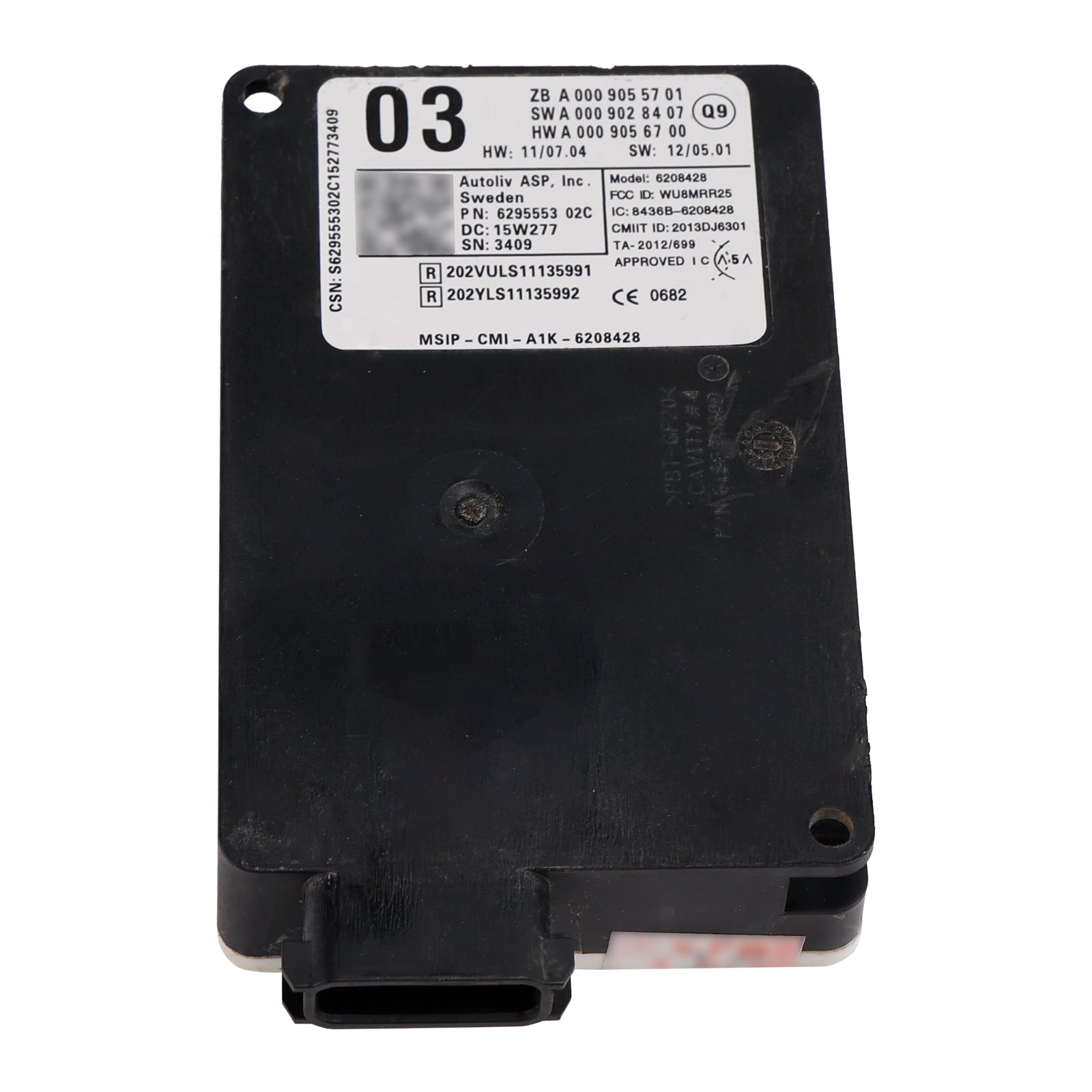 Mercedes Benz SLC 43 AMG NOUVEAU CAPTEUR RADAR Bonnet Bonnet Bonnet Boucaire 0009055701