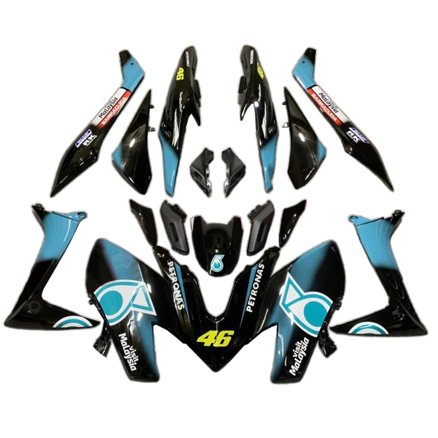 2019-2021 Yamaha TMAX560 Injection Fairing Kit Bodywork Plastic ABS