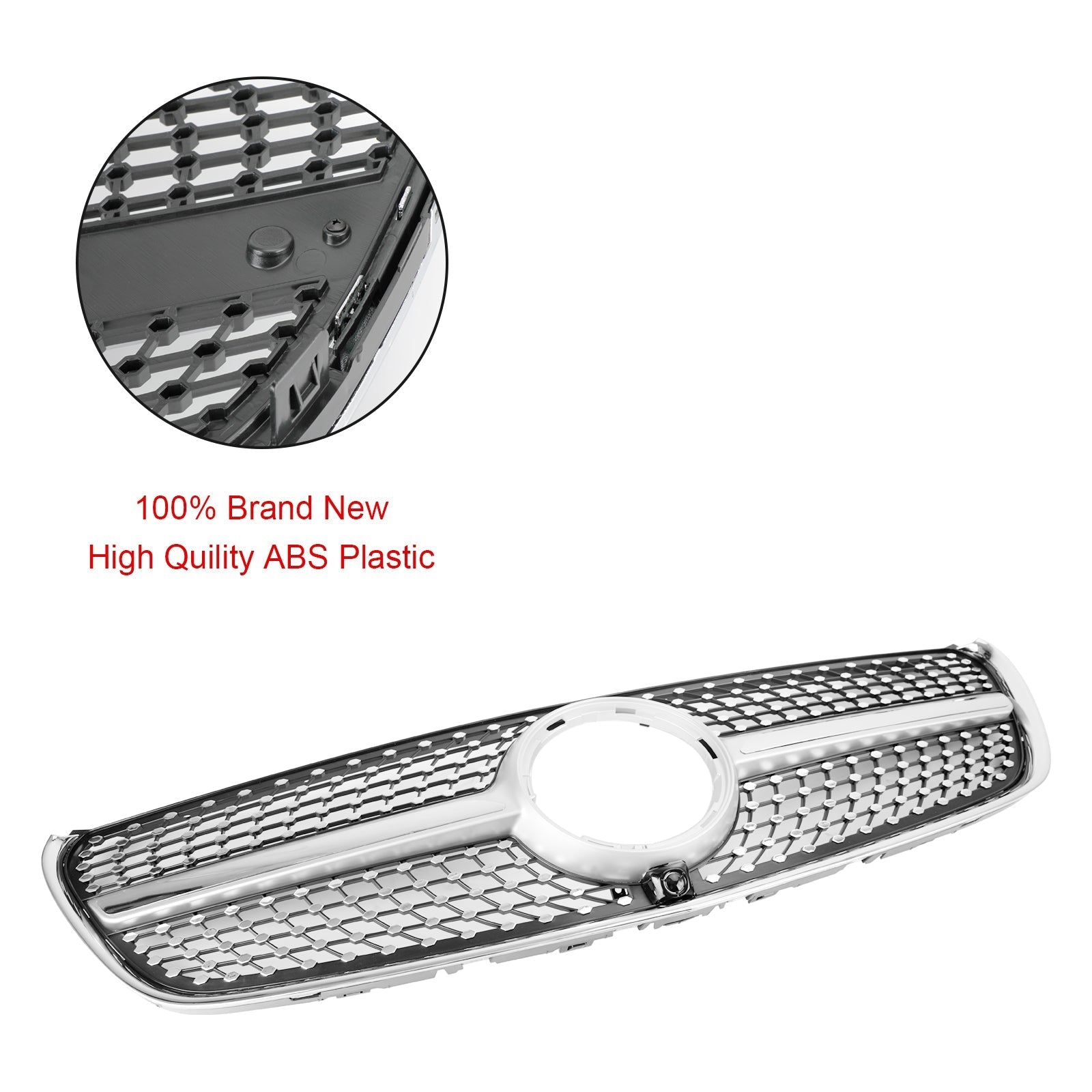 Mercedes Benz Classe V 2014 2015 2016 2017 2018 2019 W447 Grille de calandre supérieure avant en diamant