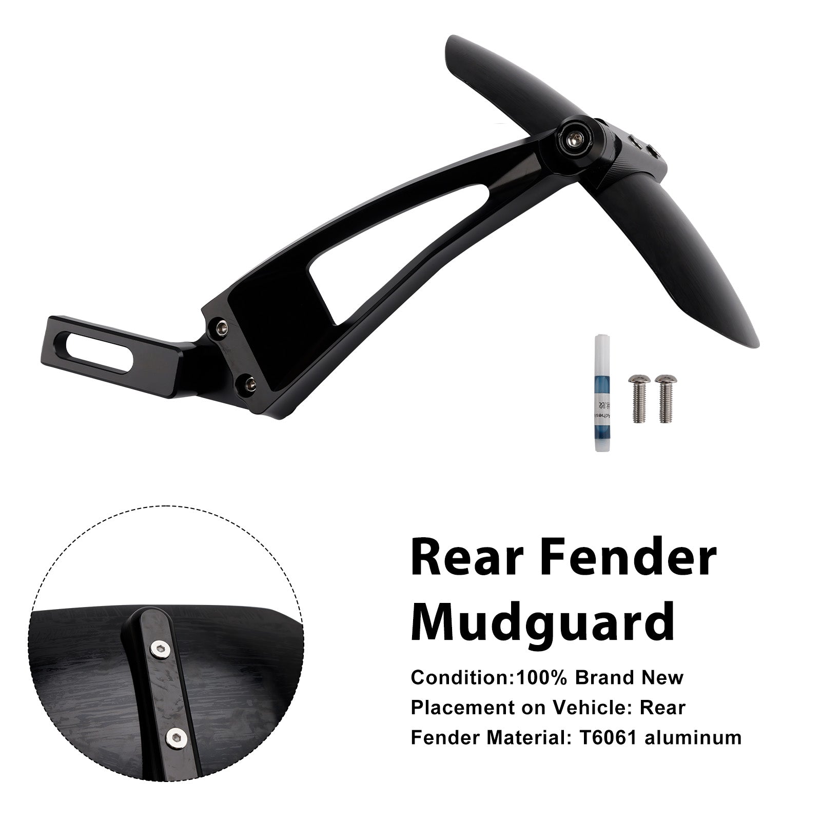 2025-2026 Triumph Thruxton 400 Rear Wheel Fender Mudguard