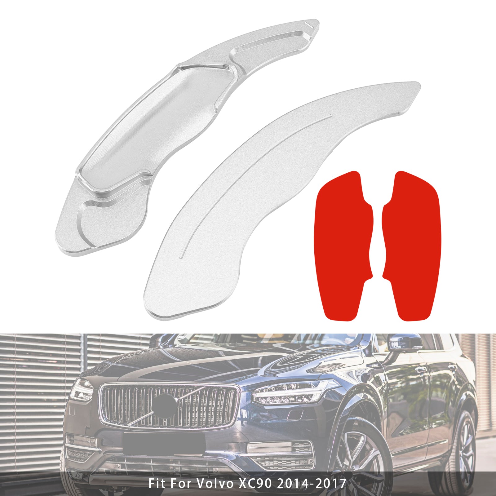 Extension de paletteur de volant pour Volvo XC60 XC90 Aluminium