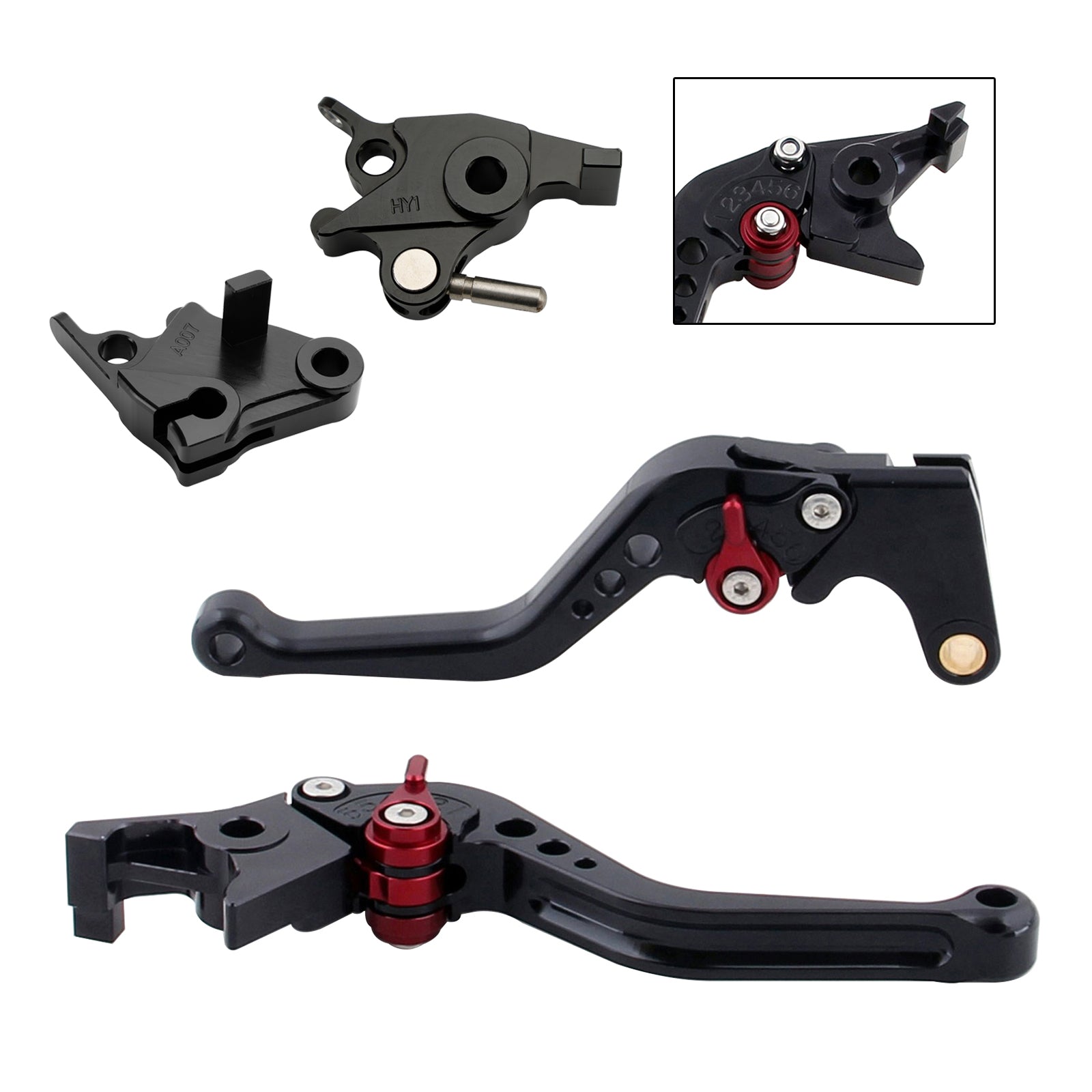 Ny kort kopplingsbromsspak Fit för CFMOTO 400NK 650NK 650MT 650GT 2020-21