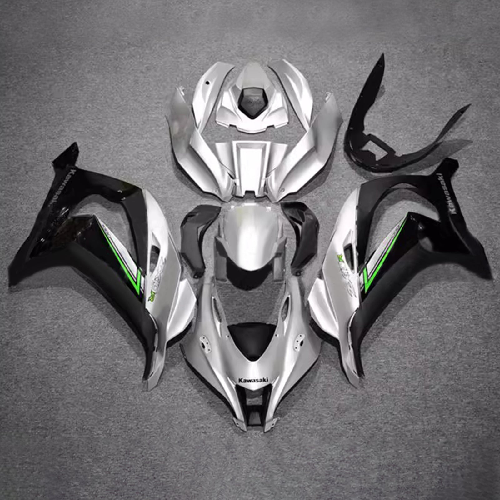 Injection Fairing Kit Bodywork Plastic ABS fit For Kawasaki ZX10R 2016-2020