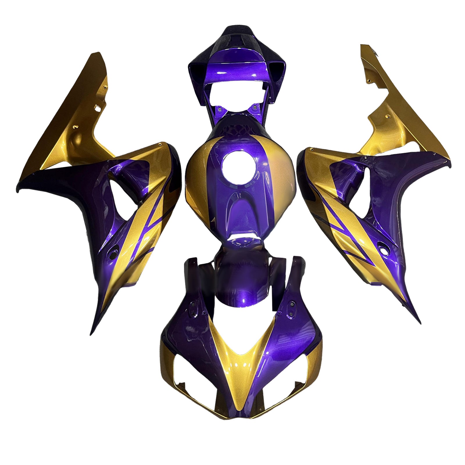 Injektionssats Kit Kroppsverk Plast ABS för Honda CBR1000RR 2006-2007