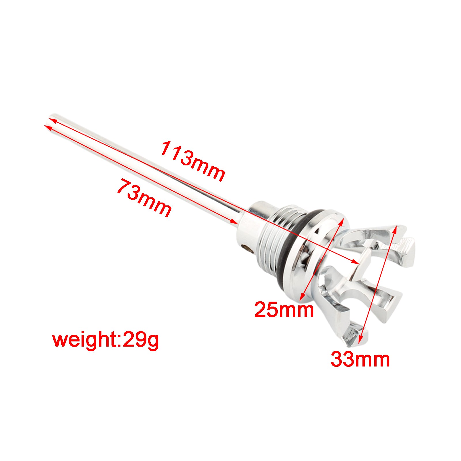 Oliepeilstok Tankdop Plug Geschikt voor Softail Road Glide Street Bob 1105-0022