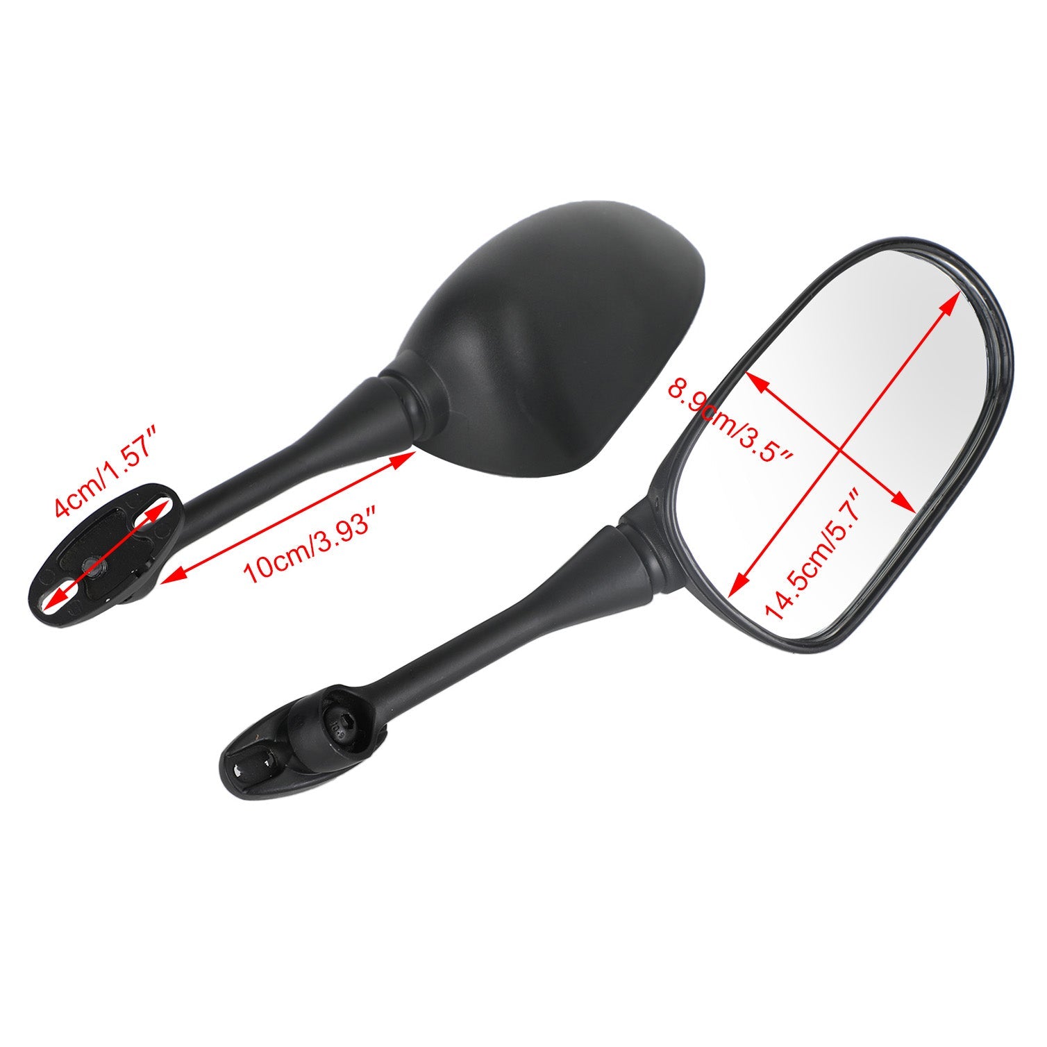 1999-2006 Honda CBR600RR Pair Rear View Side Mirrors Left & Right Generic