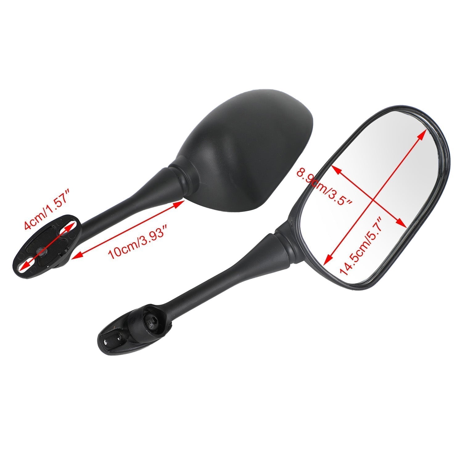 2000-2006 Honda RC51 / RVT1000R Pair Rear View Side Mirrors Left & Right Generic