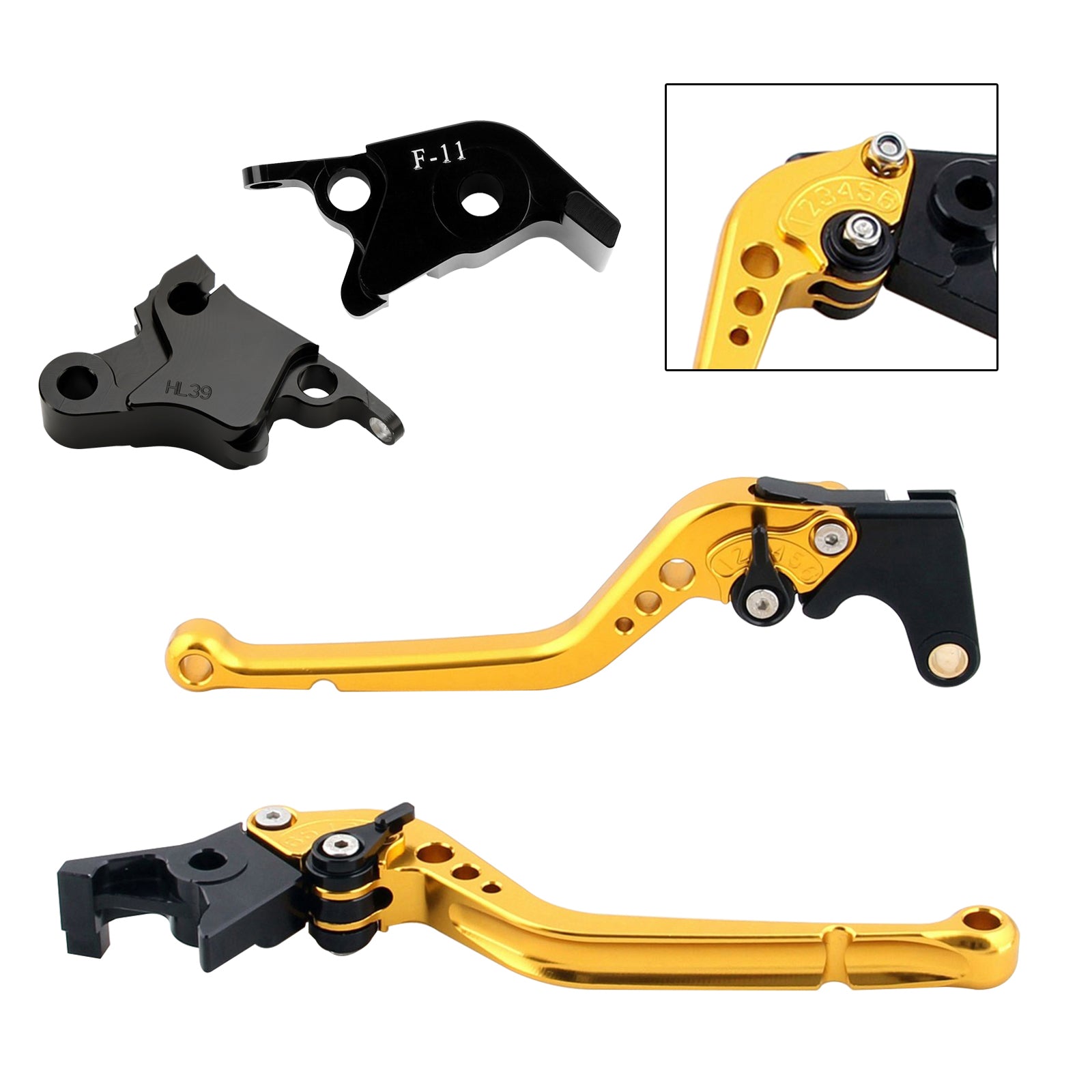 Palanca de freno de embrague larga apta para CFMOTO 700CL-X Sport 2021-2022