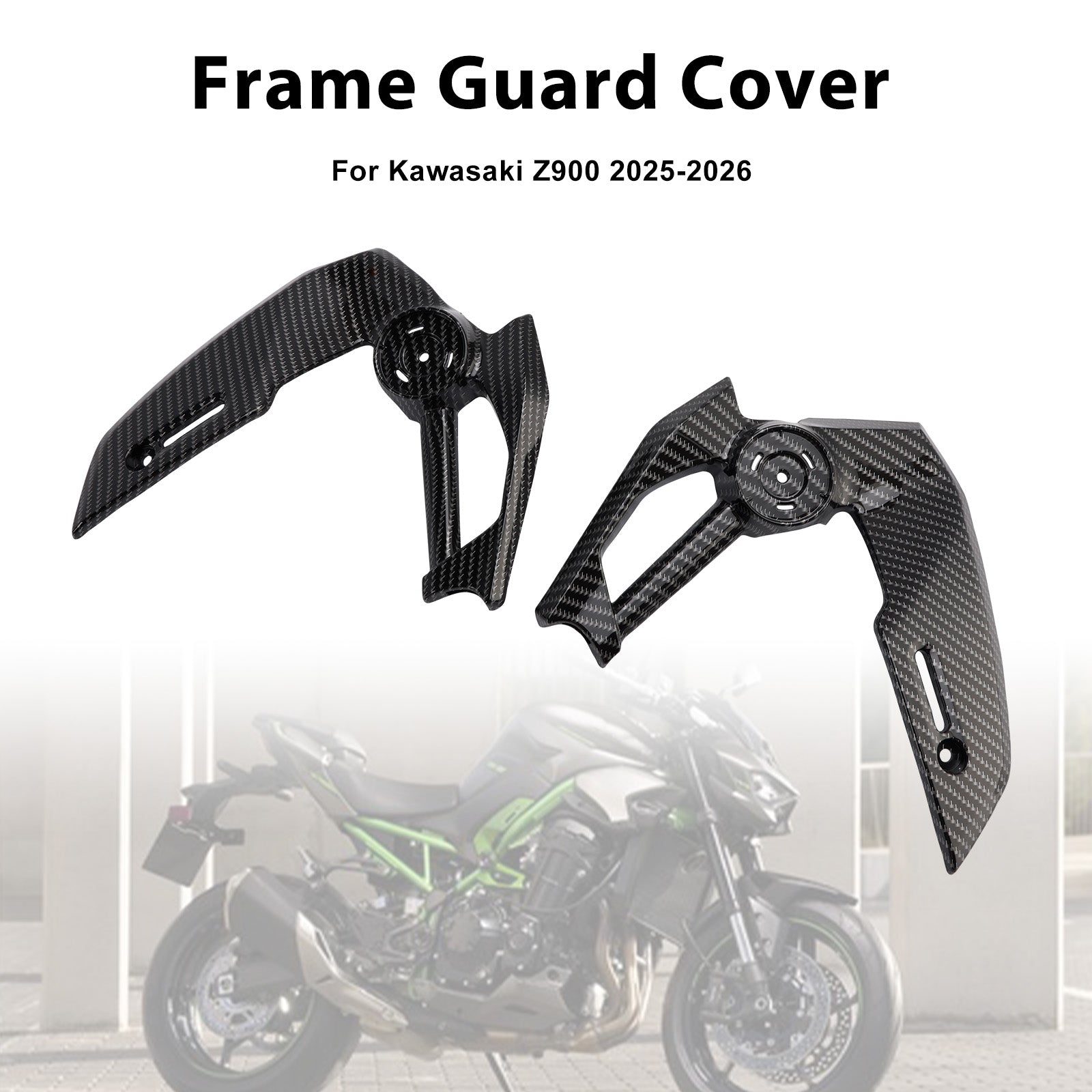 Carénage de protection du couvercle latéral du cadre Kawasaki Z900 2025-2026