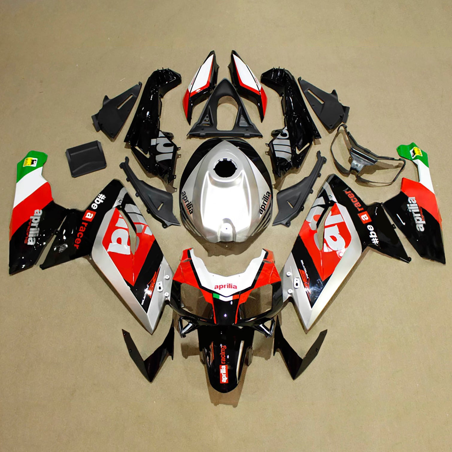 2006-2011 Aprilia Rs125 injektionsmässa kit Bodywork Plastic ABS