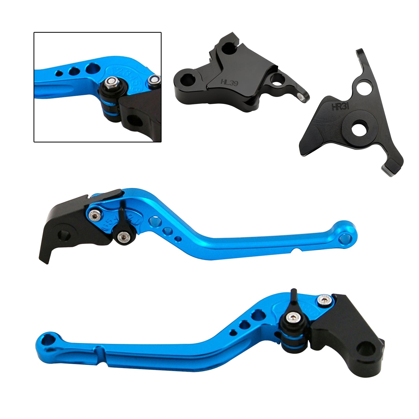 Palanca de freno de embrague larga apta para CFMOTO 450SS 450SR 21-23 450NK 23-24