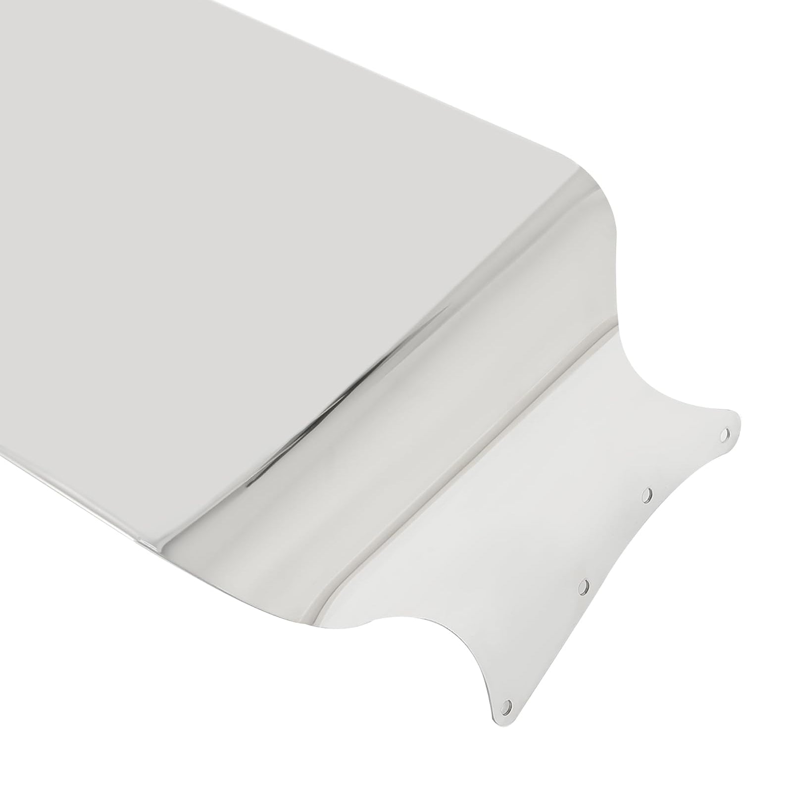 Flat Top Silvery Drop Visor For Peterbilt 377 378 379 335 386 388 389